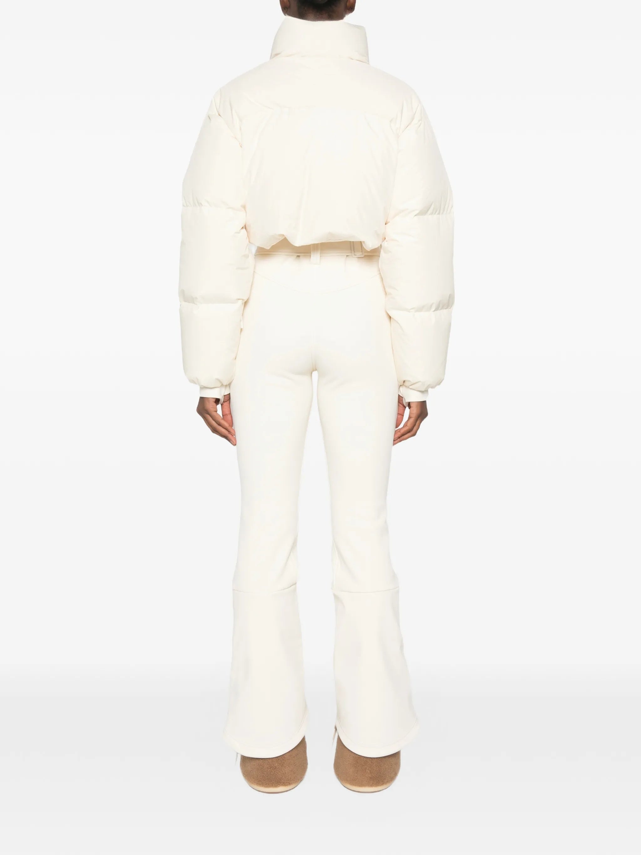 Myoko belted quilted ski suit