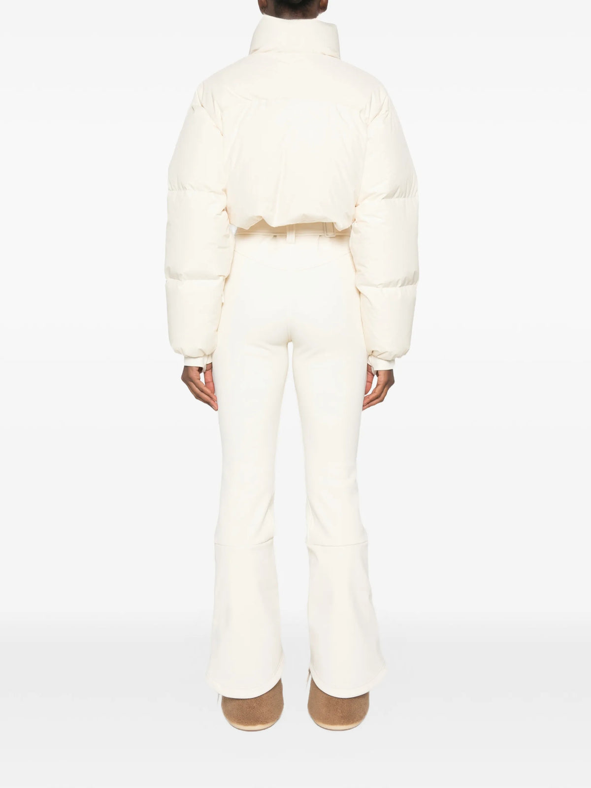Myoko belted quilted ski suit