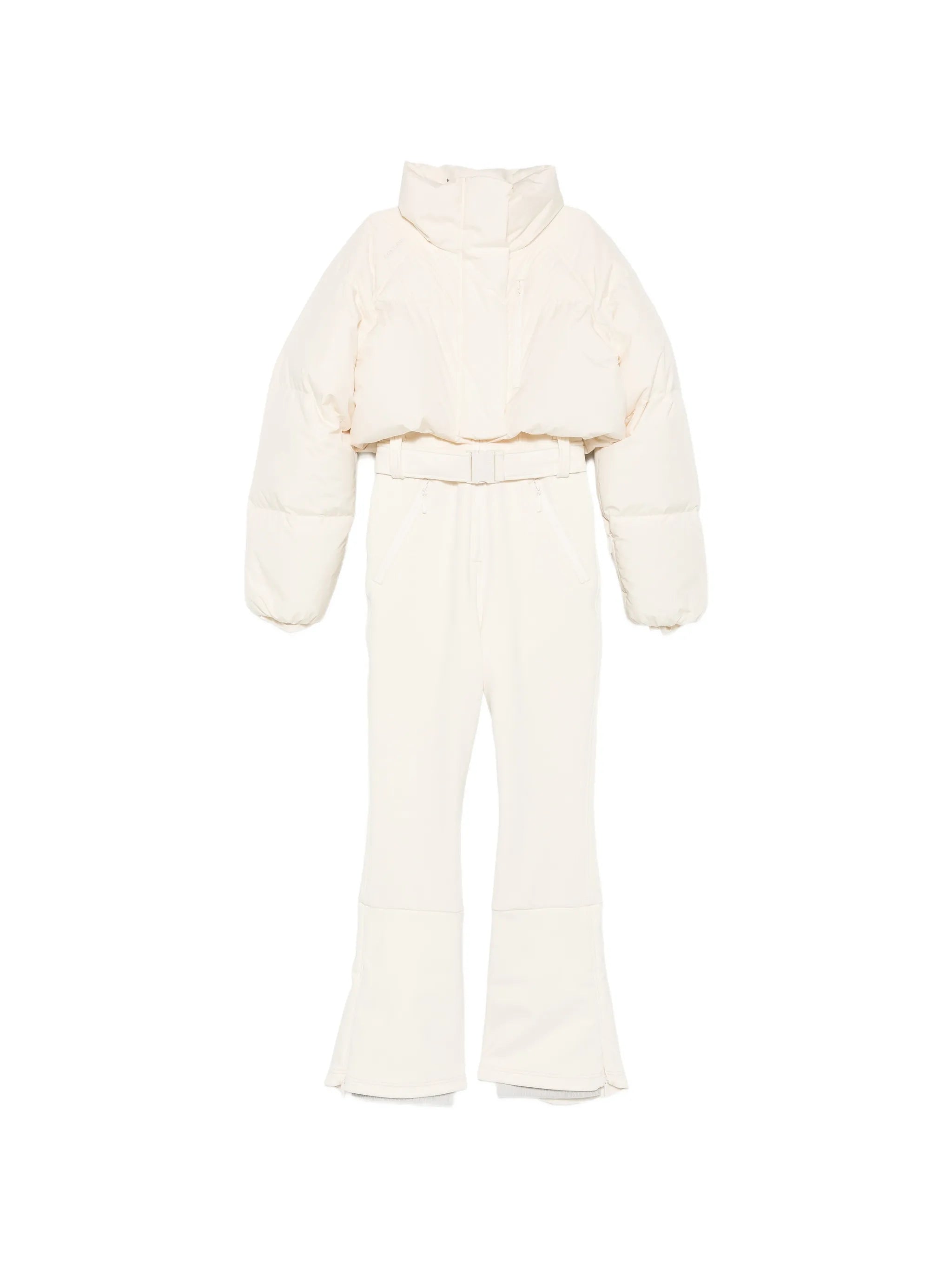 Myoko belted quilted ski suit