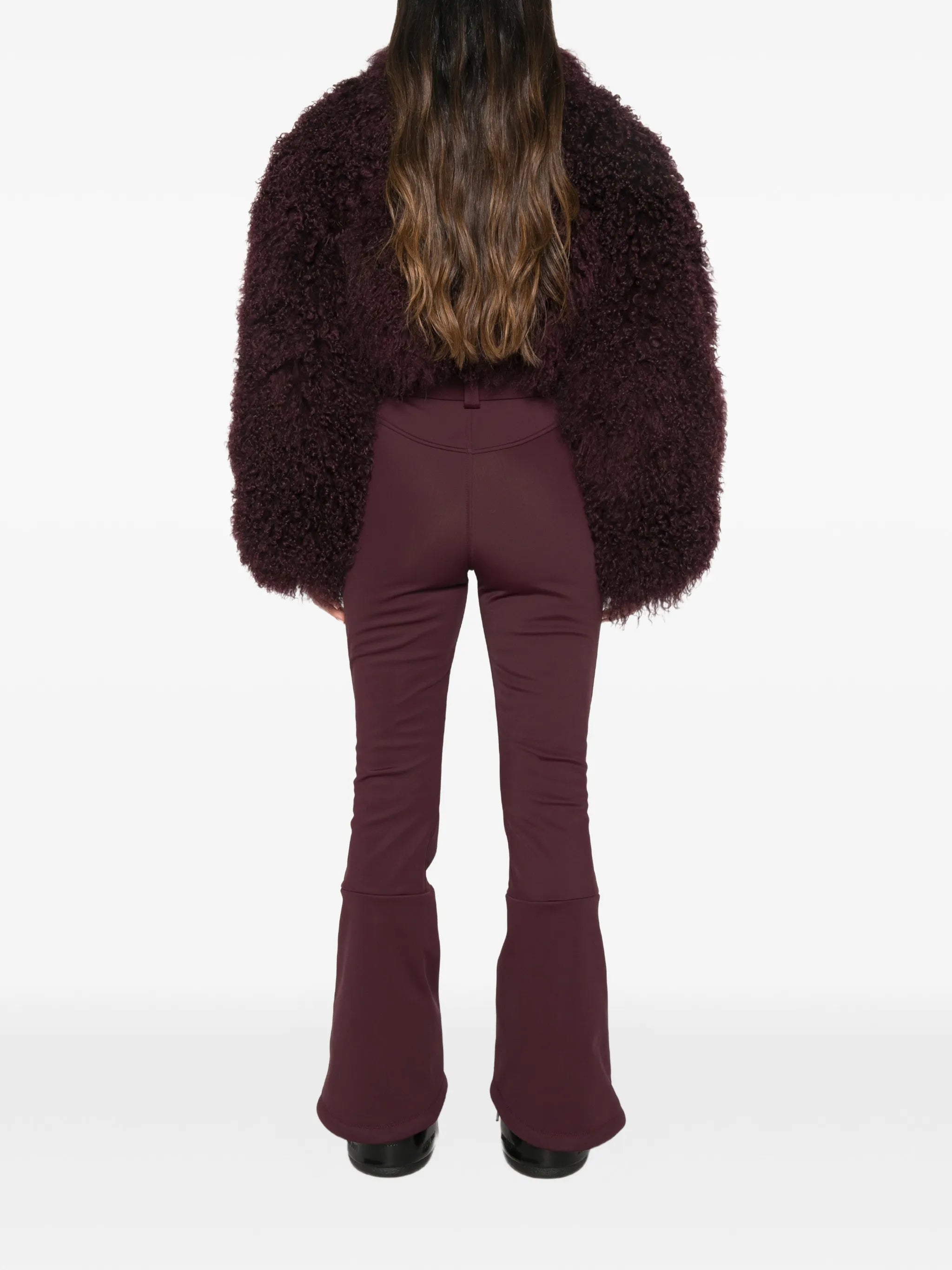 Nozawa shearling-trim ski suit