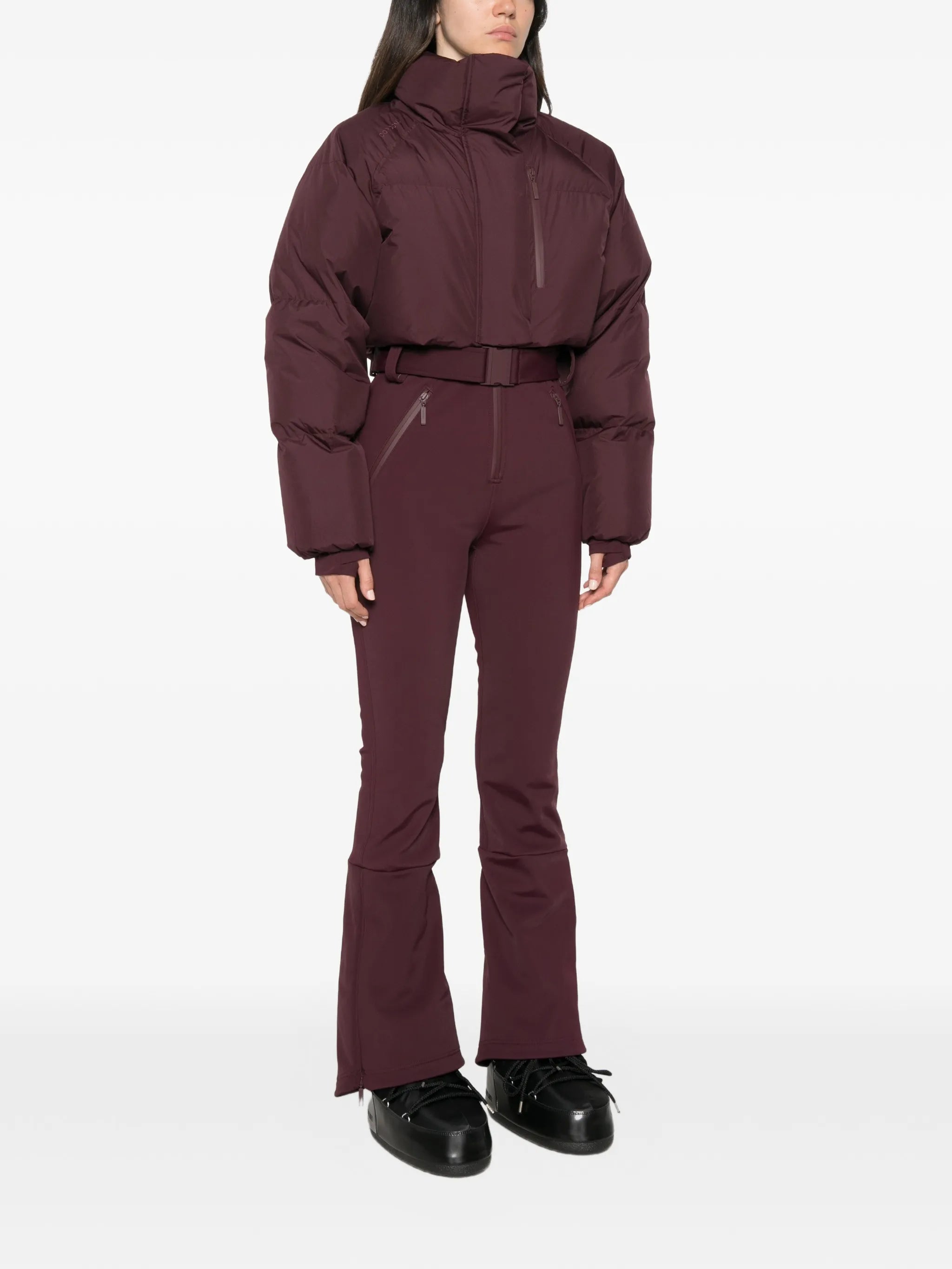 Myoko belted ski suit