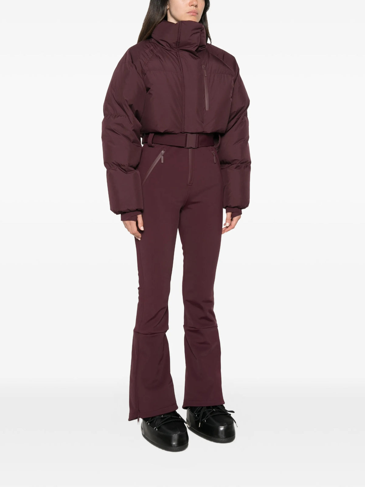 Myoko belted ski suit