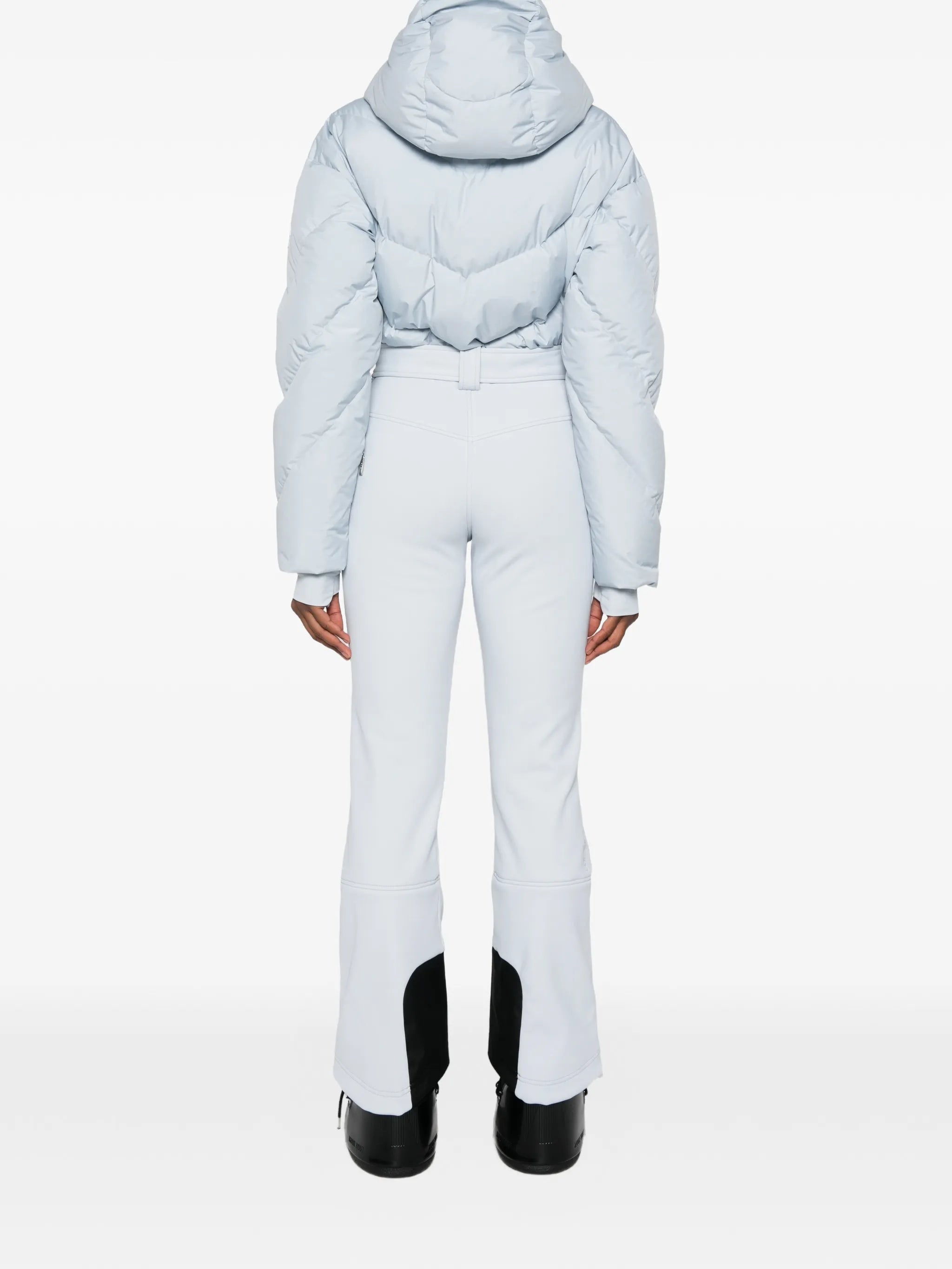 Ajax hooded quilted ski suit