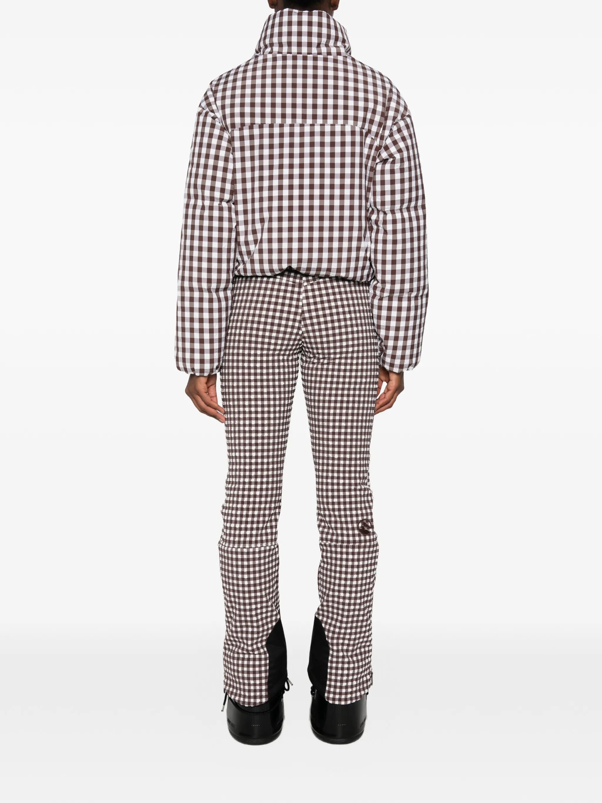 Cortina gingham-print jacket