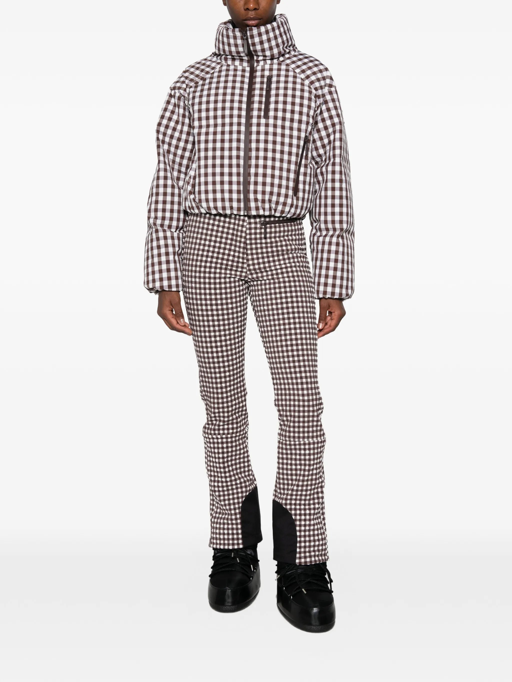 Cortina gingham-print jacket