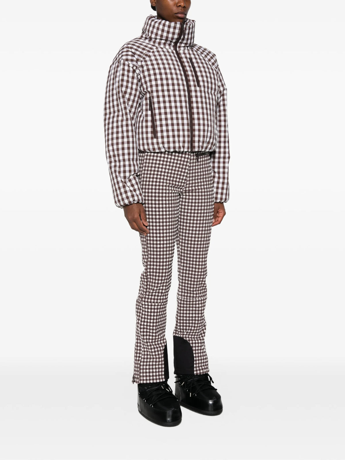 Cortina gingham-print jacket
