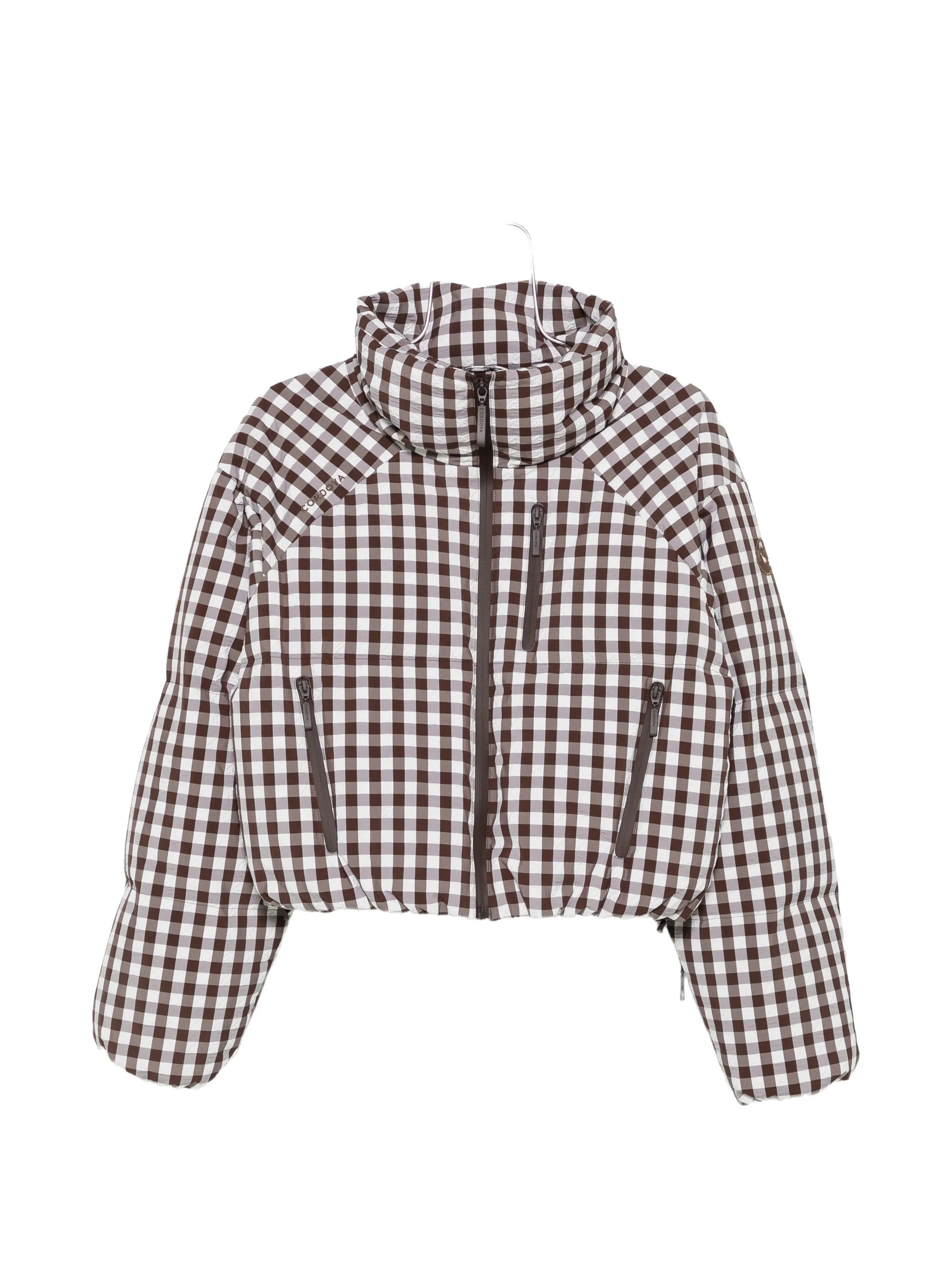 Cortina gingham-print jacket