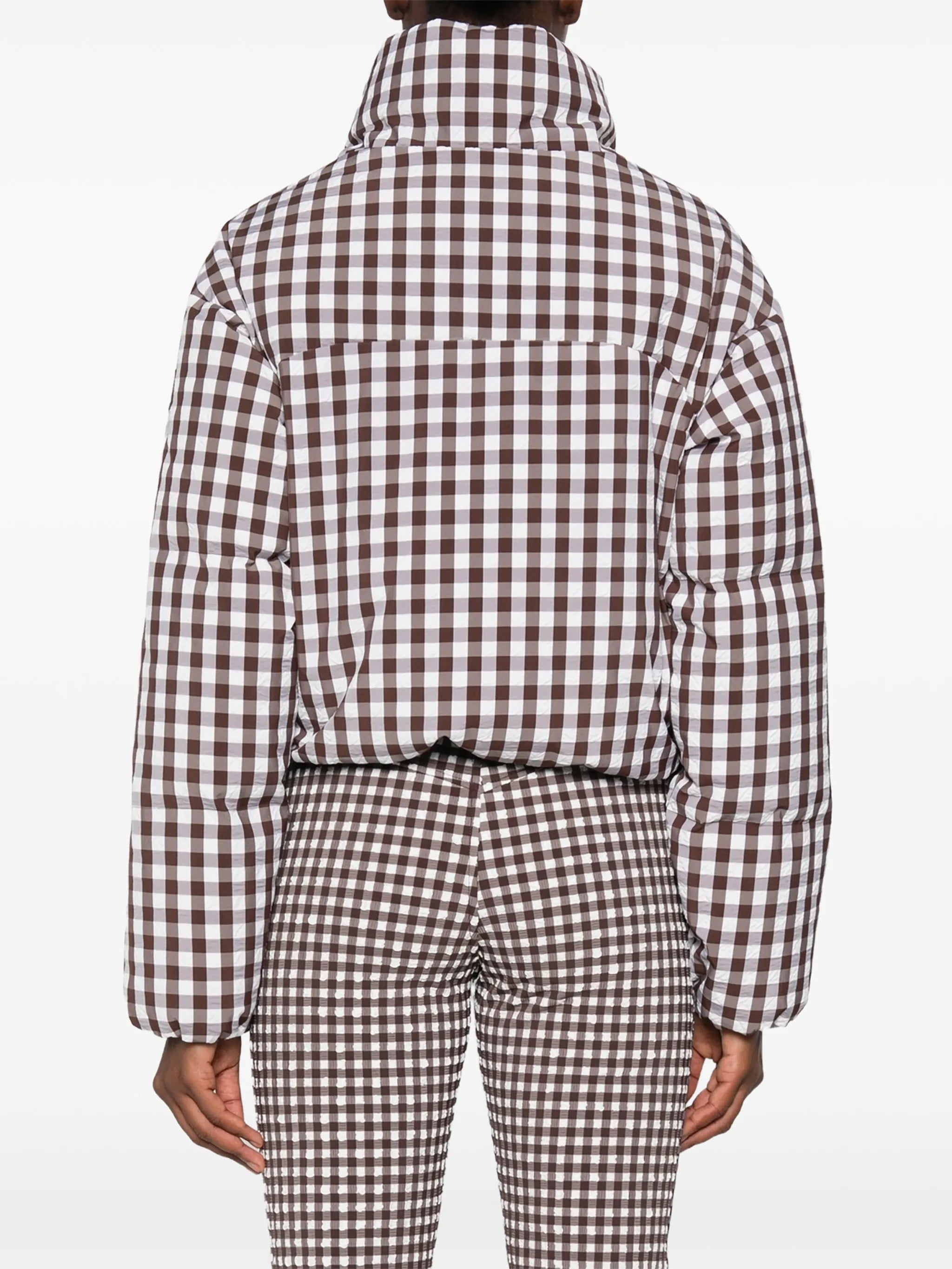 Cortina gingham-print jacket