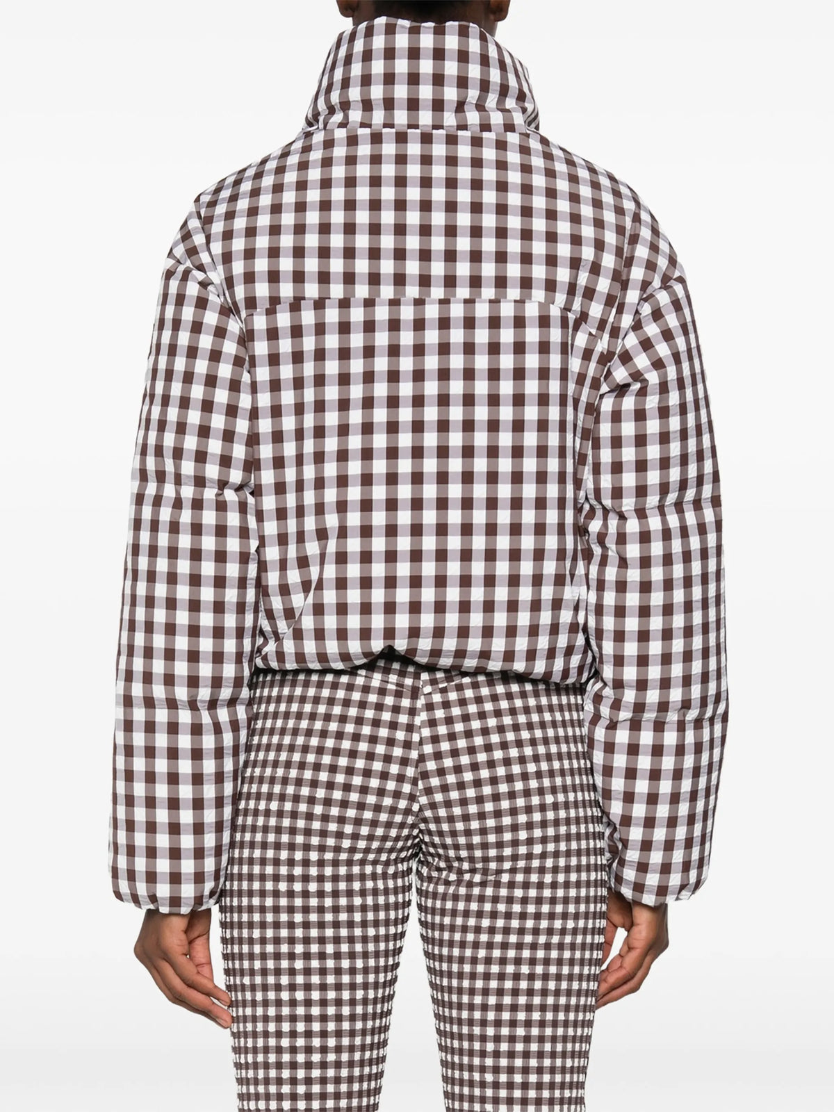Cortina gingham-print jacket