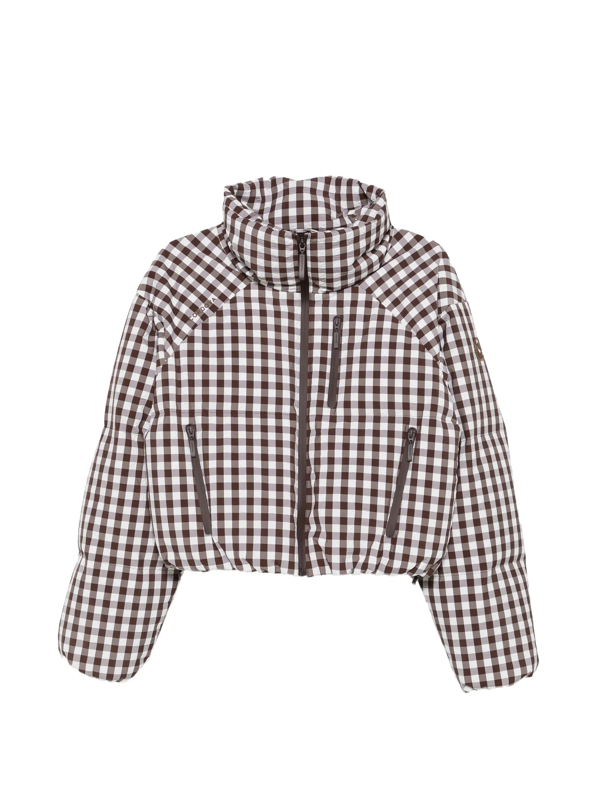 Cortina gingham-print jacket