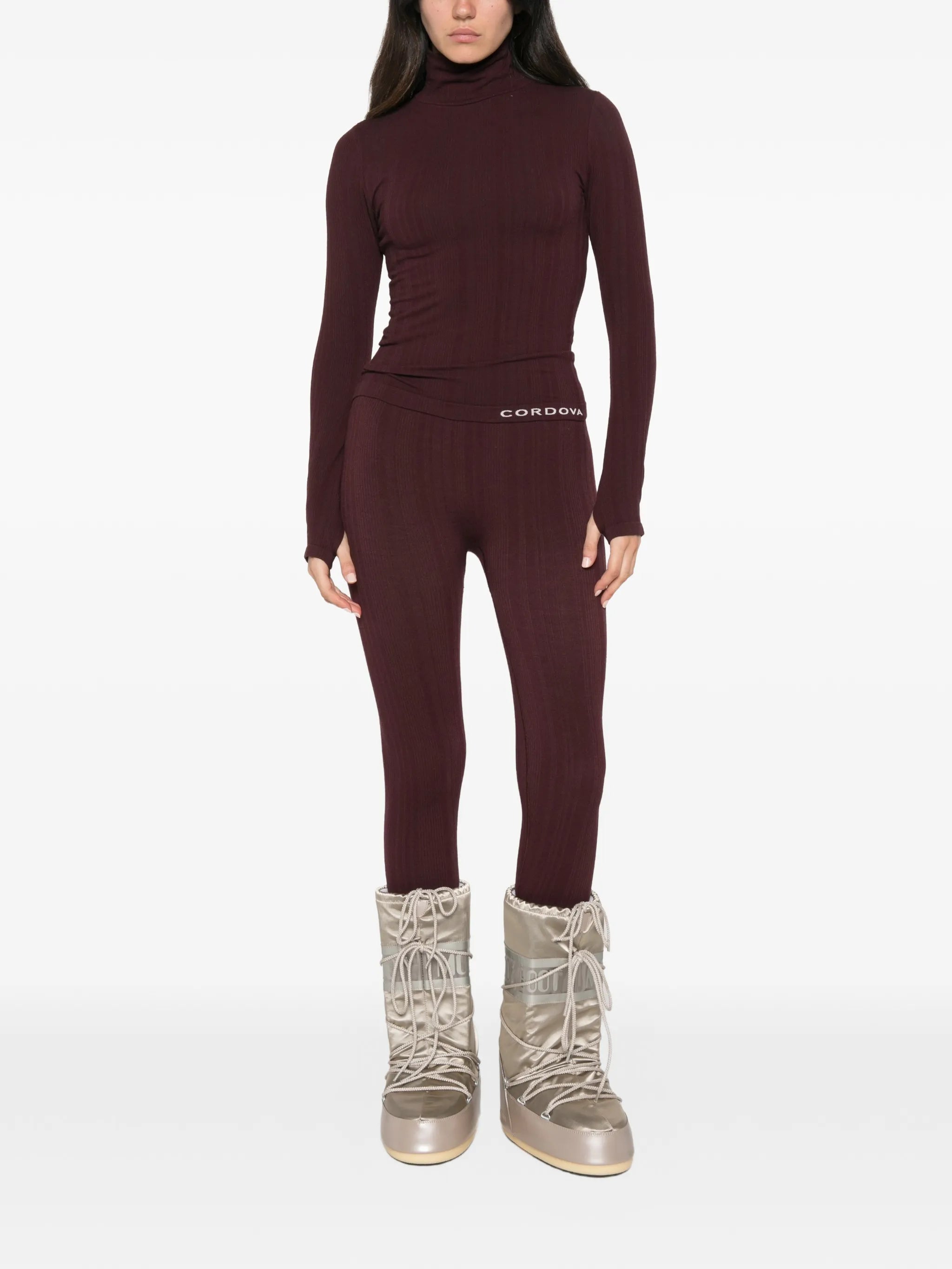 ribbed-knit top