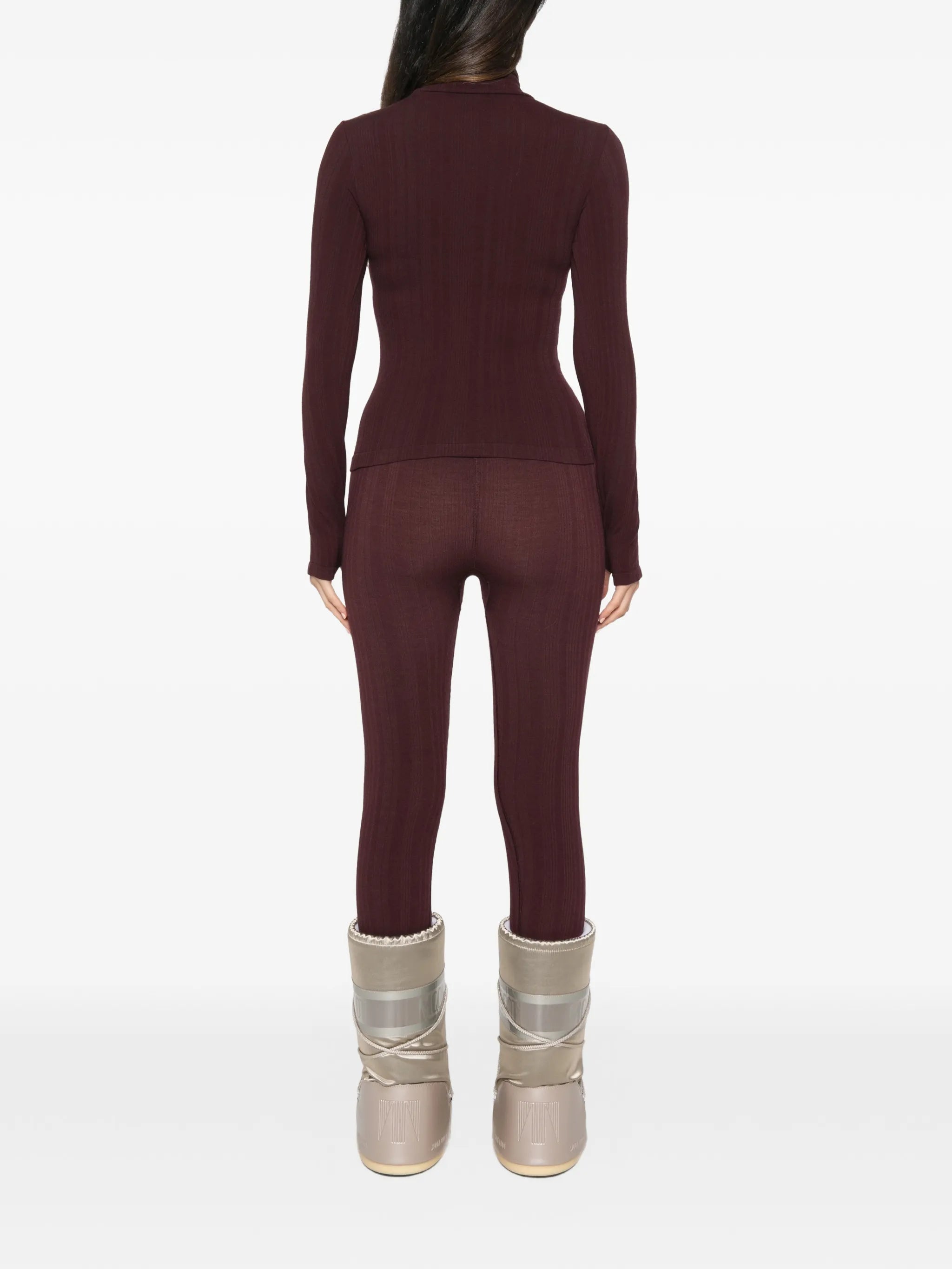 ribbed-knit top