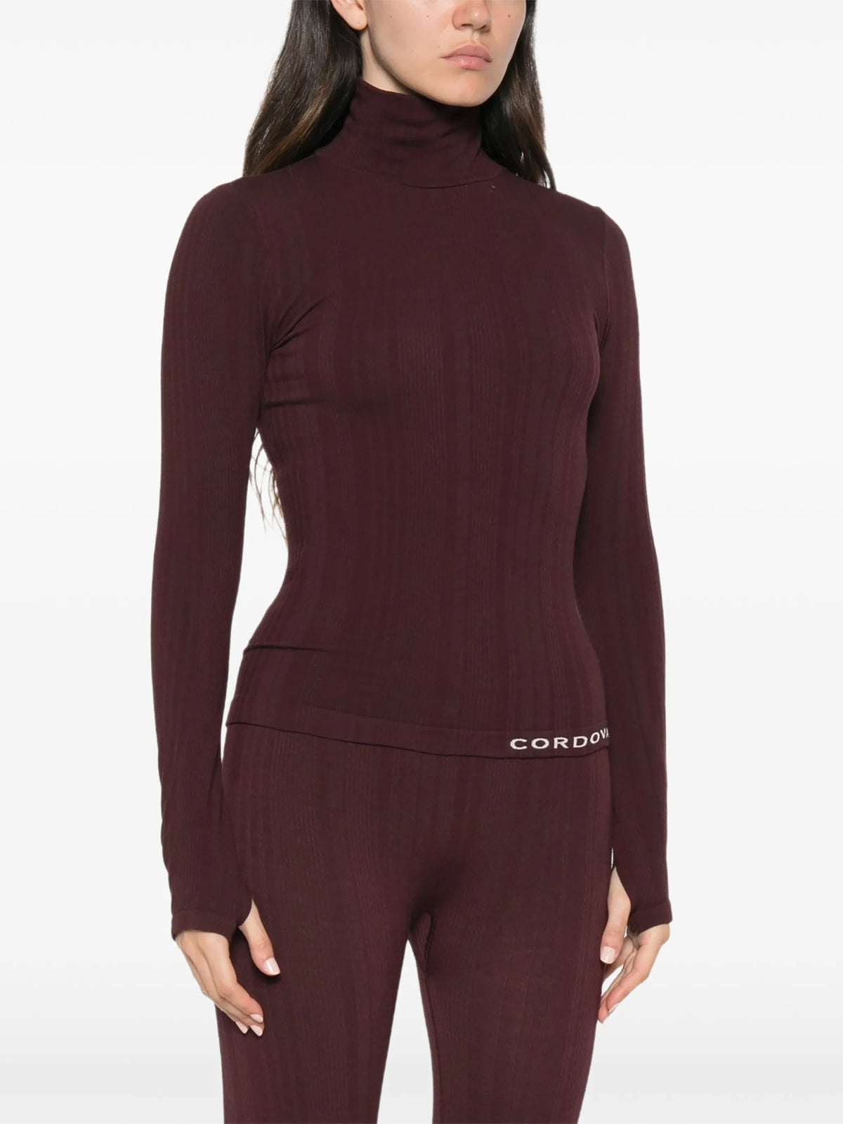 ribbed-knit top
