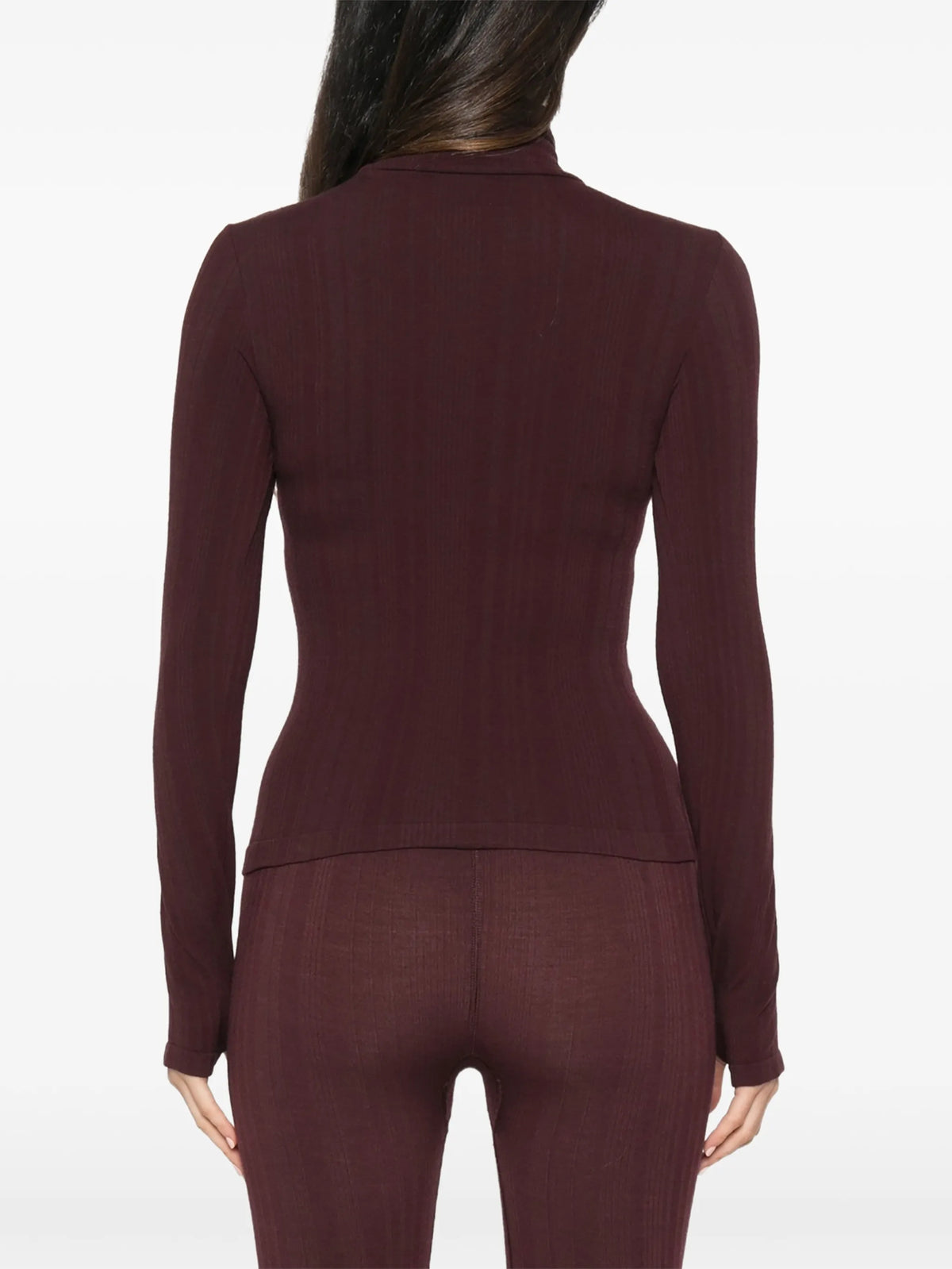 ribbed-knit top