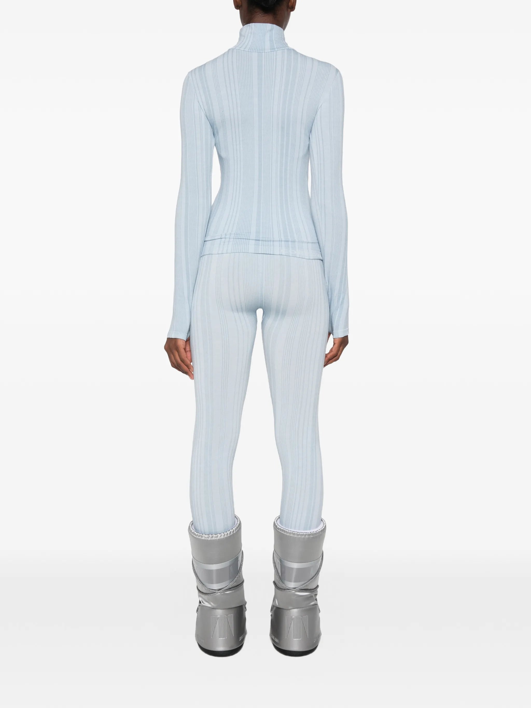 Soleil ribbed-knit top