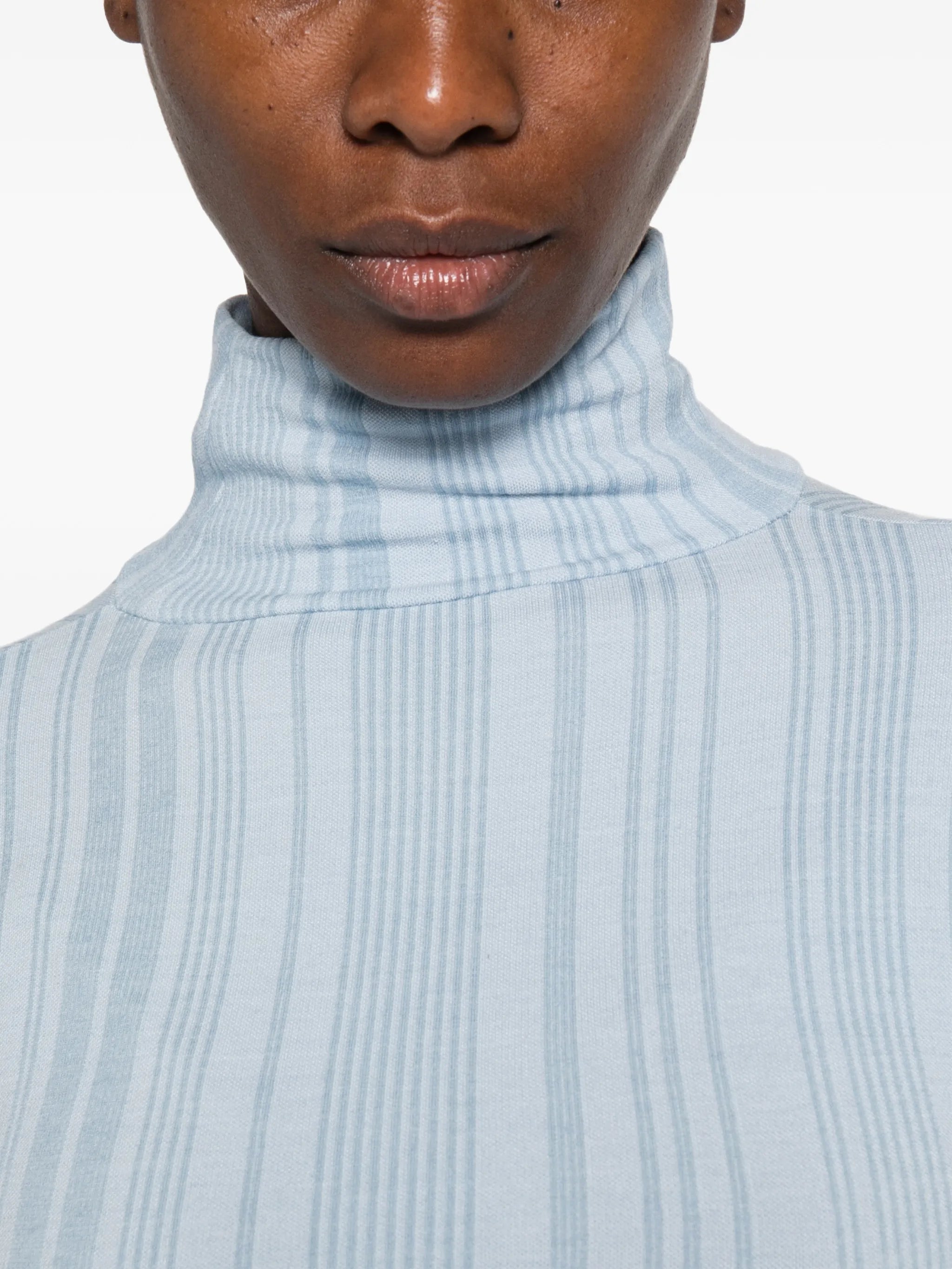 Soleil ribbed-knit top
