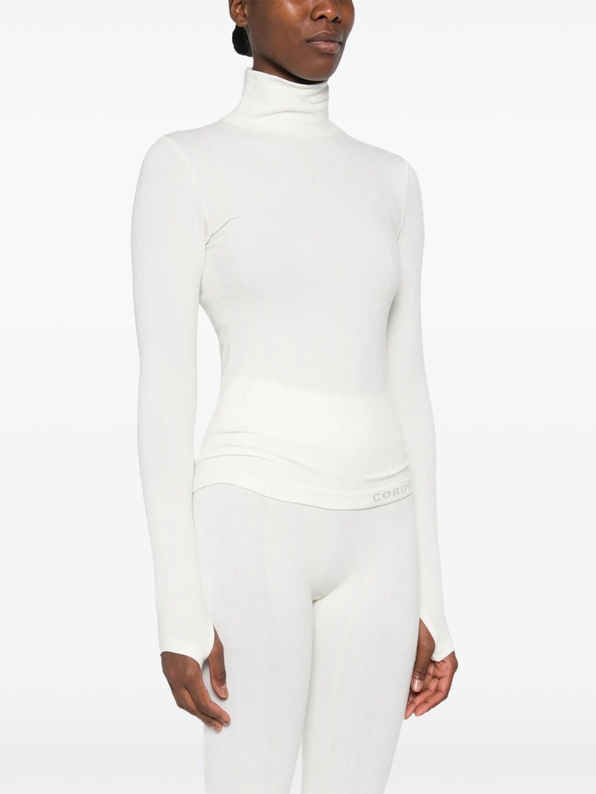 Soleil ribbed-knit top
