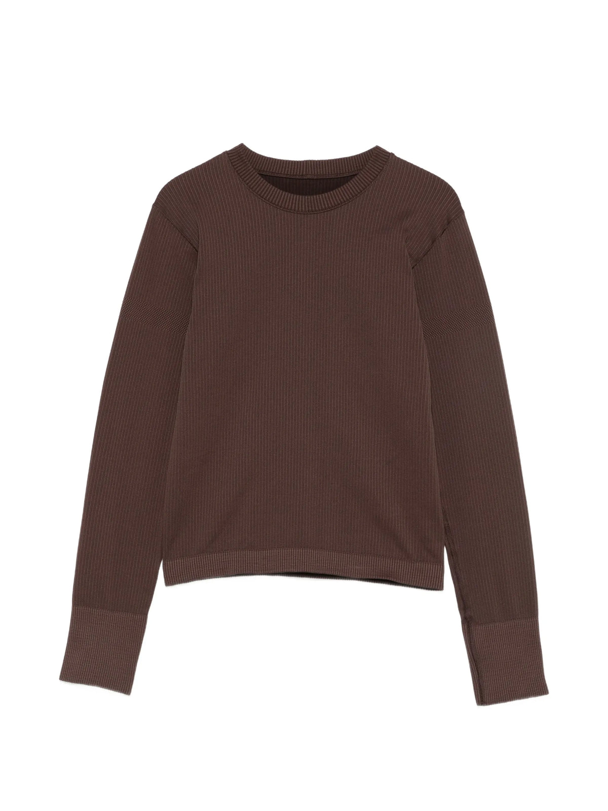 ribbed-knit base layer top