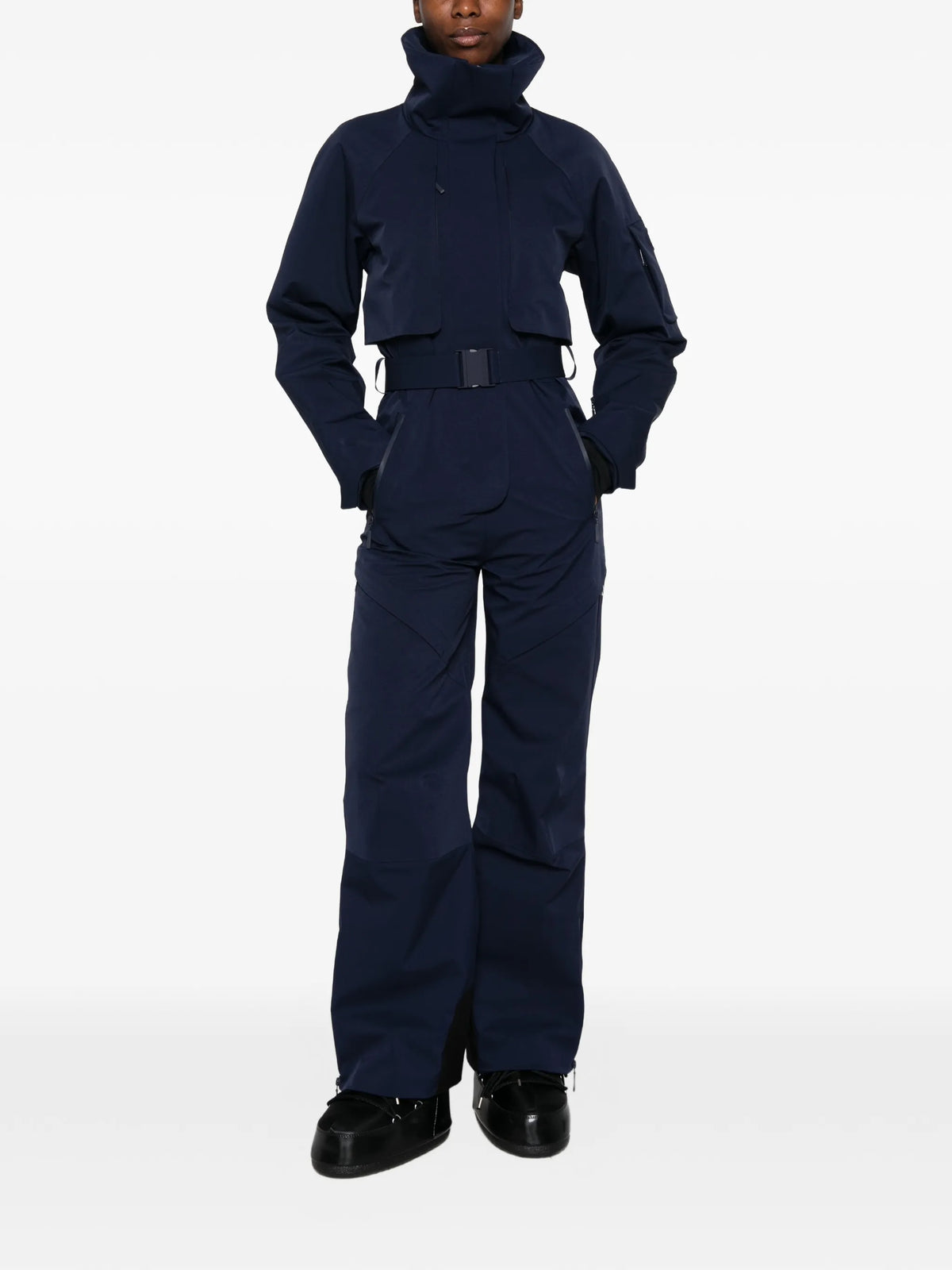 Volta belted ski suit