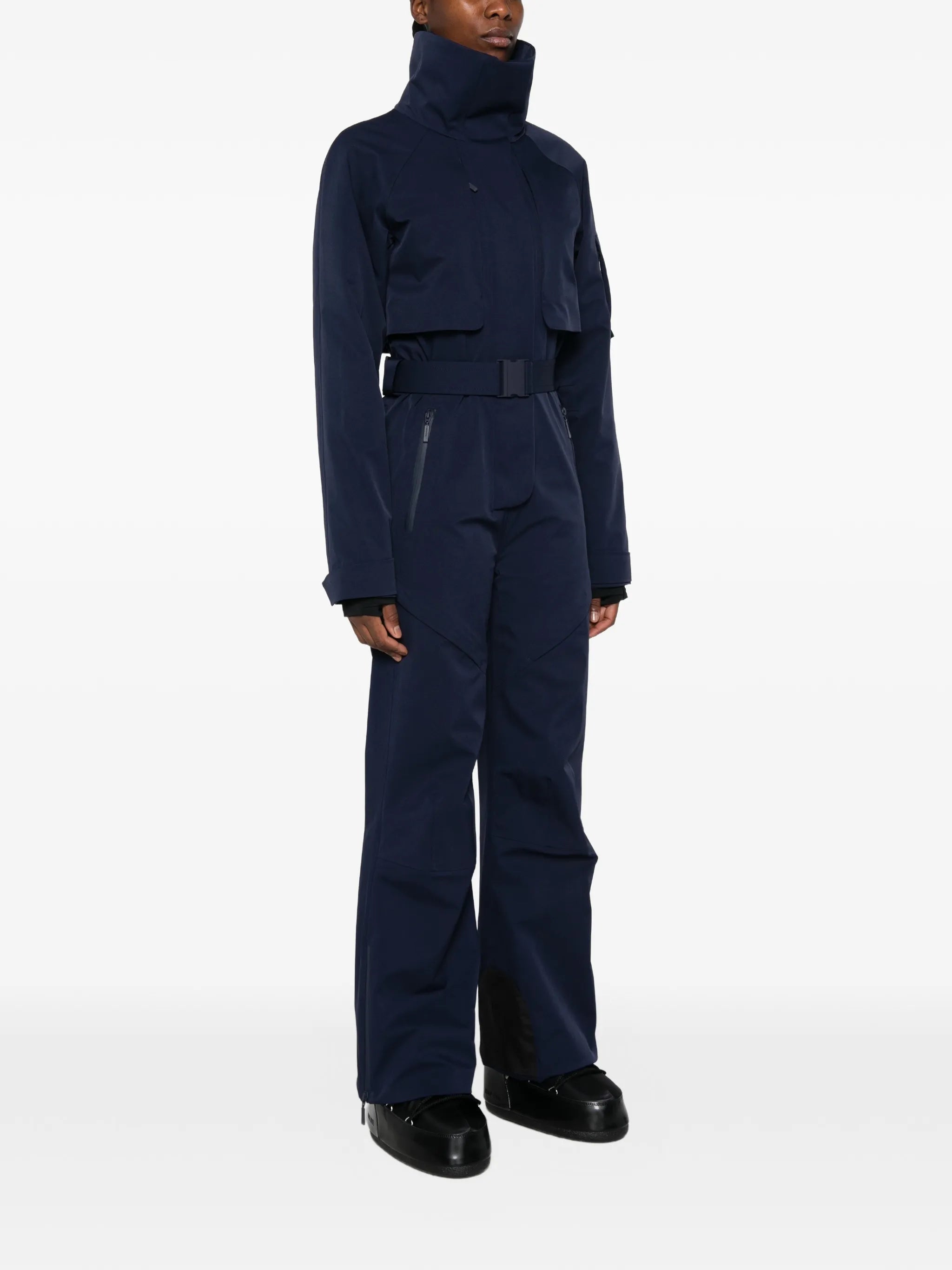 Volta belted ski suit