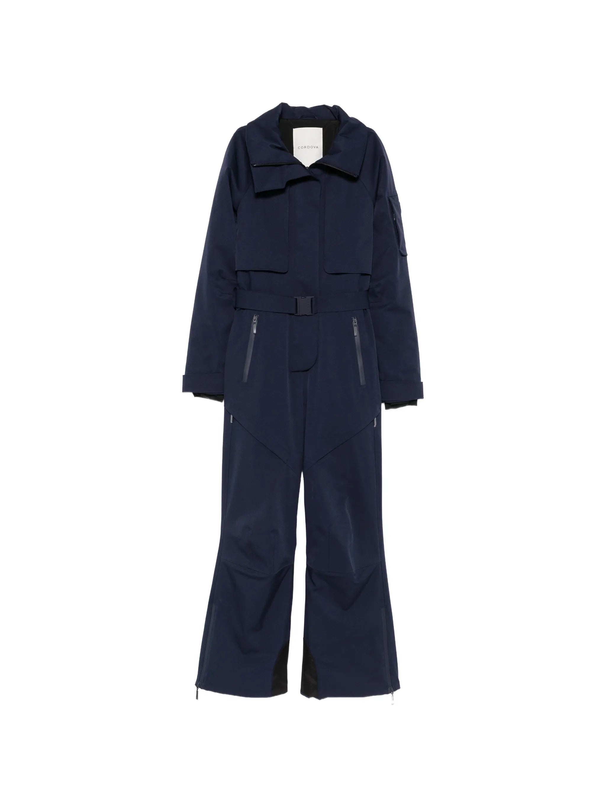 Volta belted ski suit