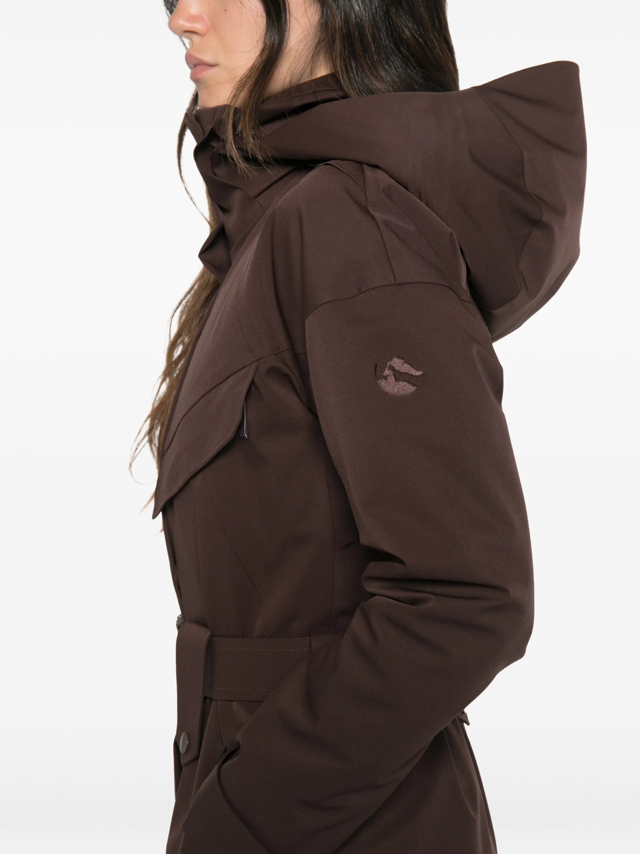 Apex belted ski suit