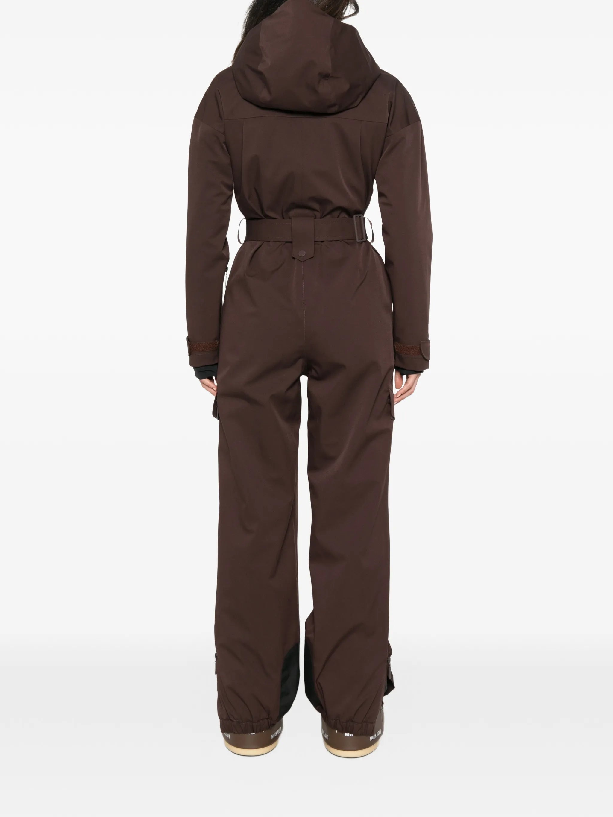 Apex belted ski suit