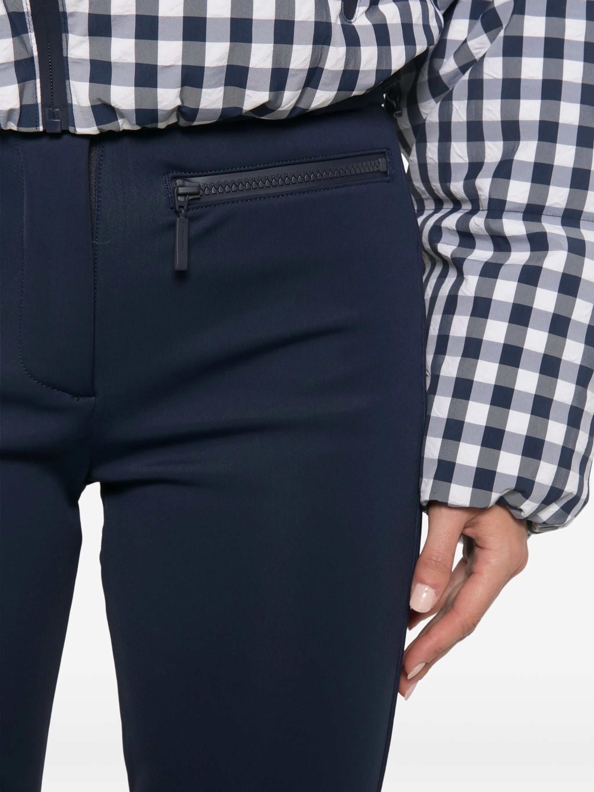 belted ski pants