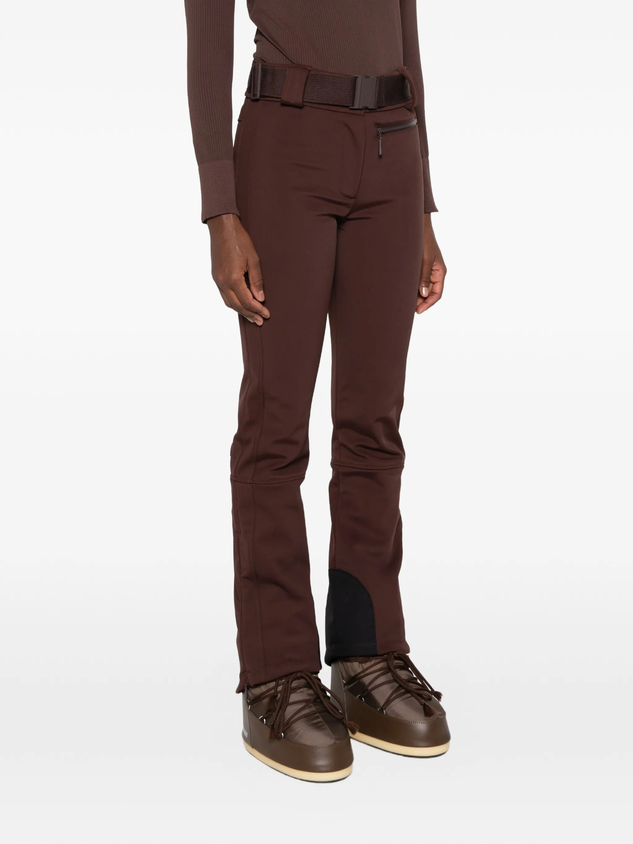 belted ski pants