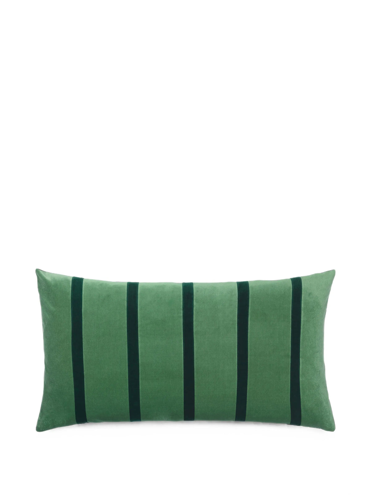 Pippa striped velvet cushion
