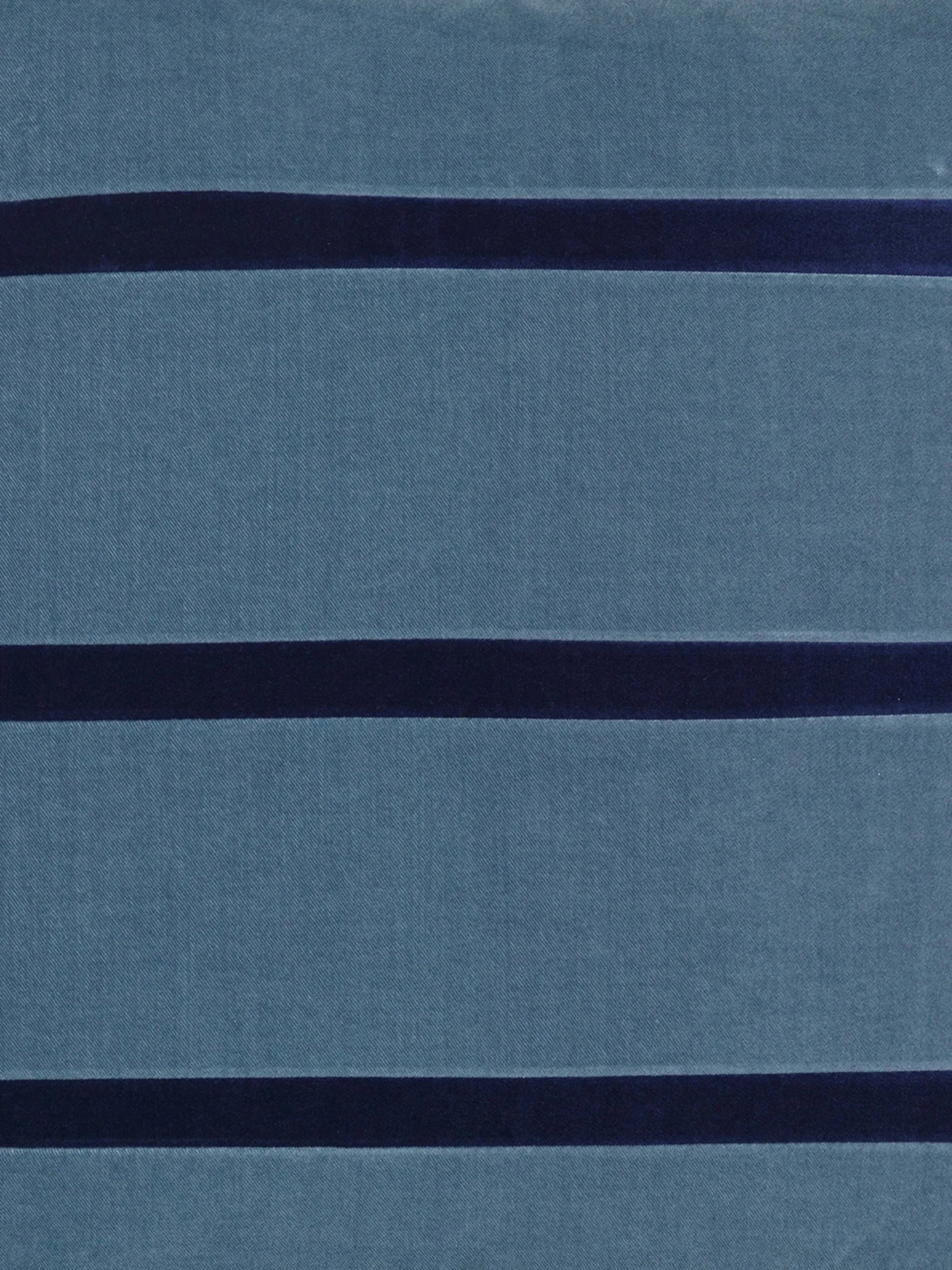 Gemma striped velvet cushion