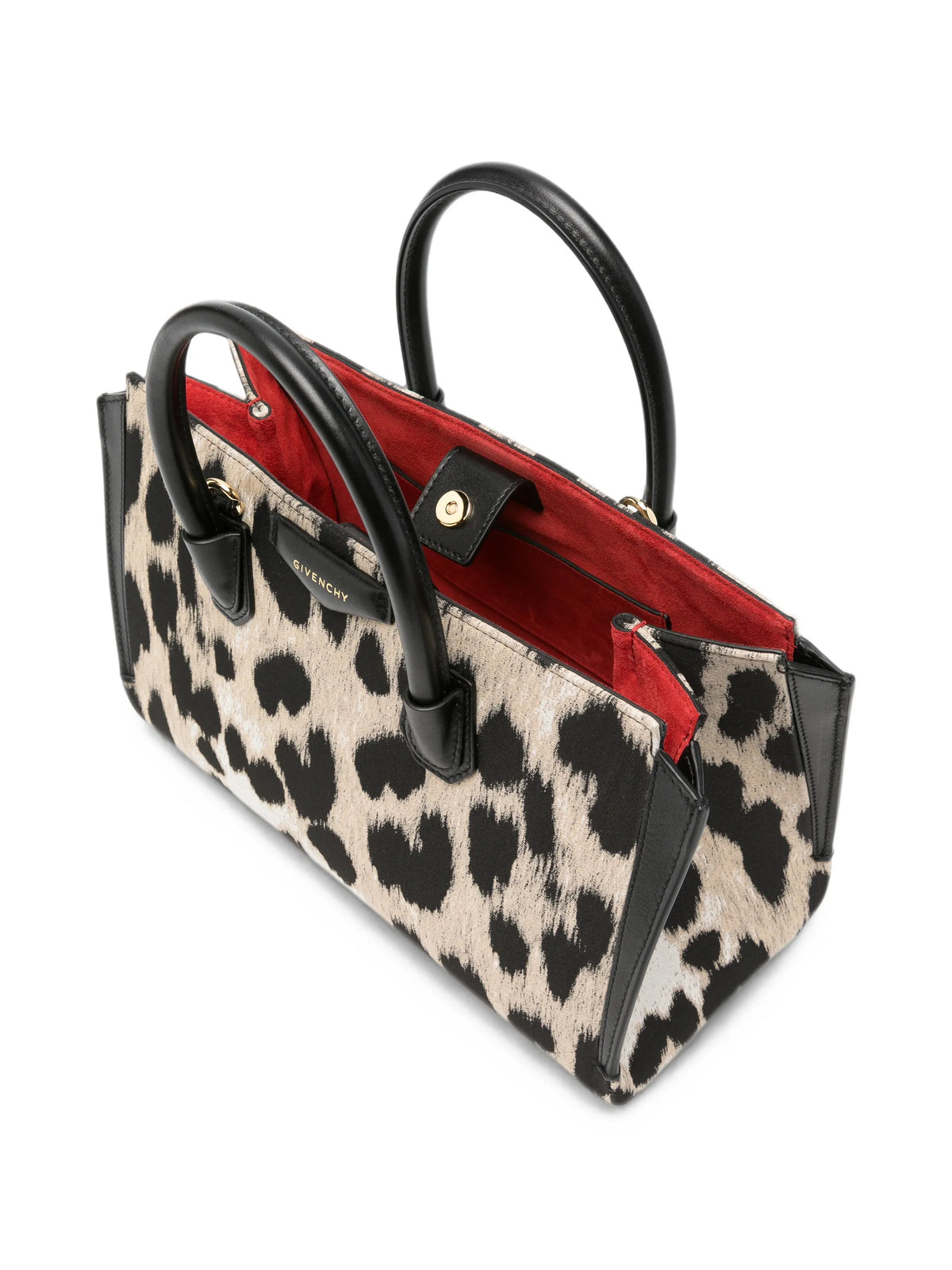 small Antigona Catchall leopard-print tote bag
