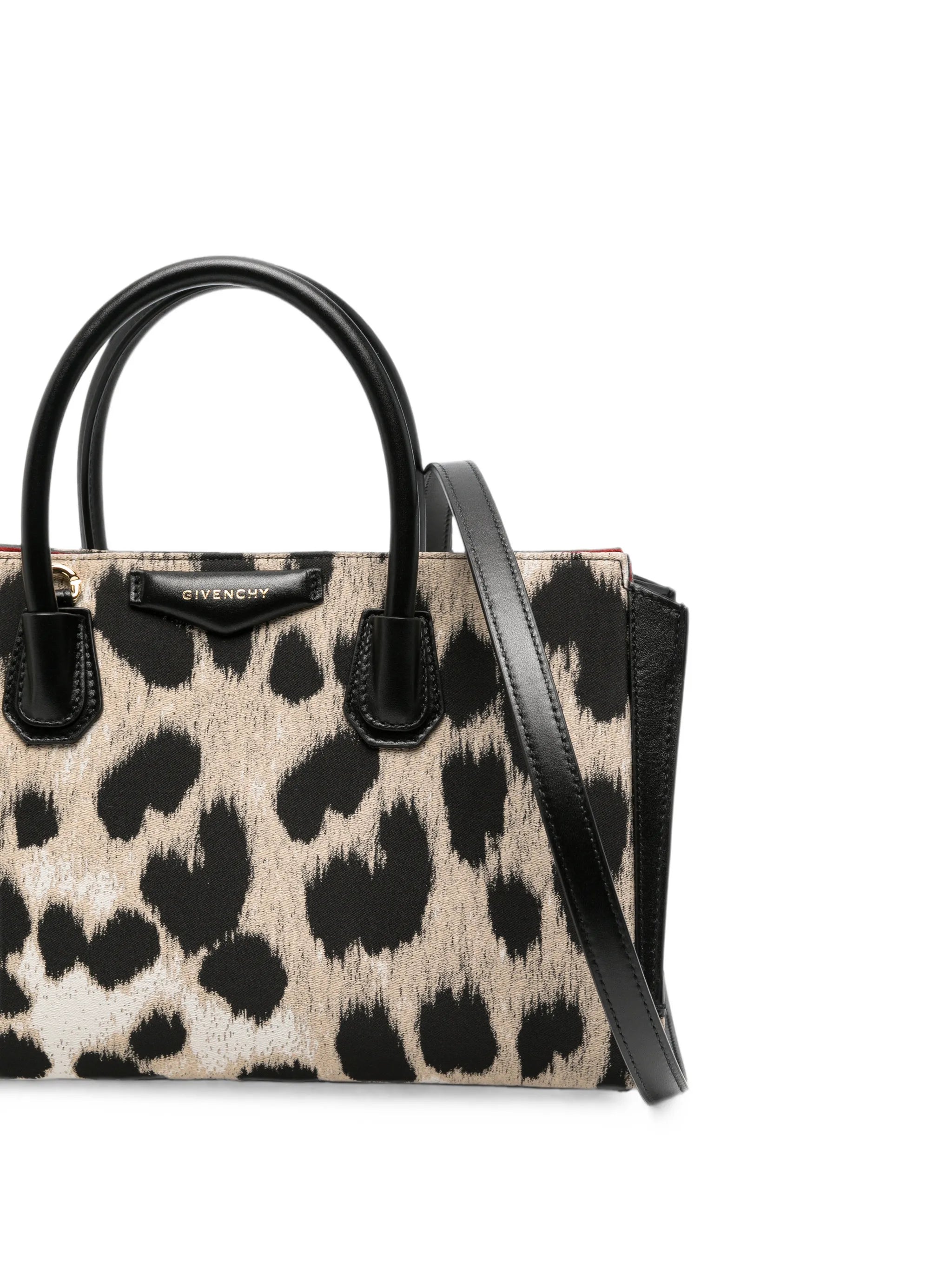small Antigona Catchall leopard-print tote bag