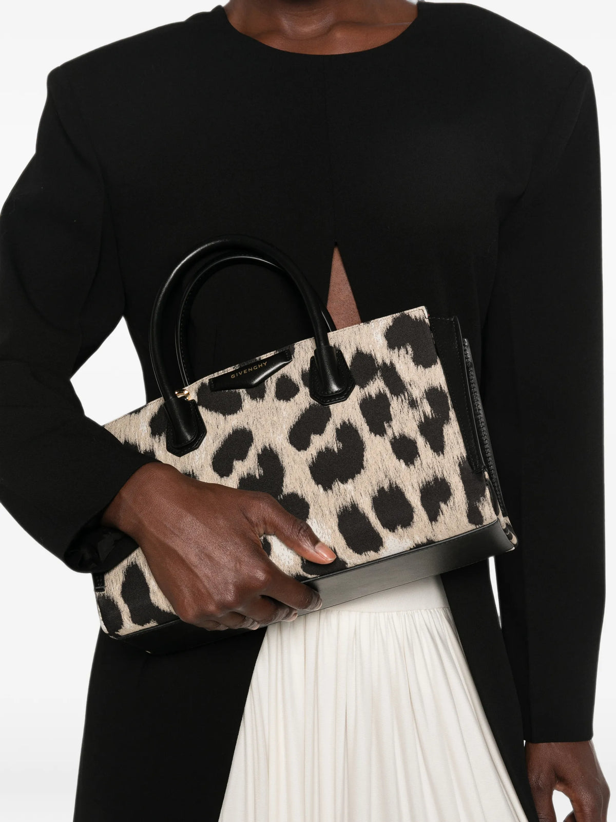 small Antigona Catchall leopard-print tote bag