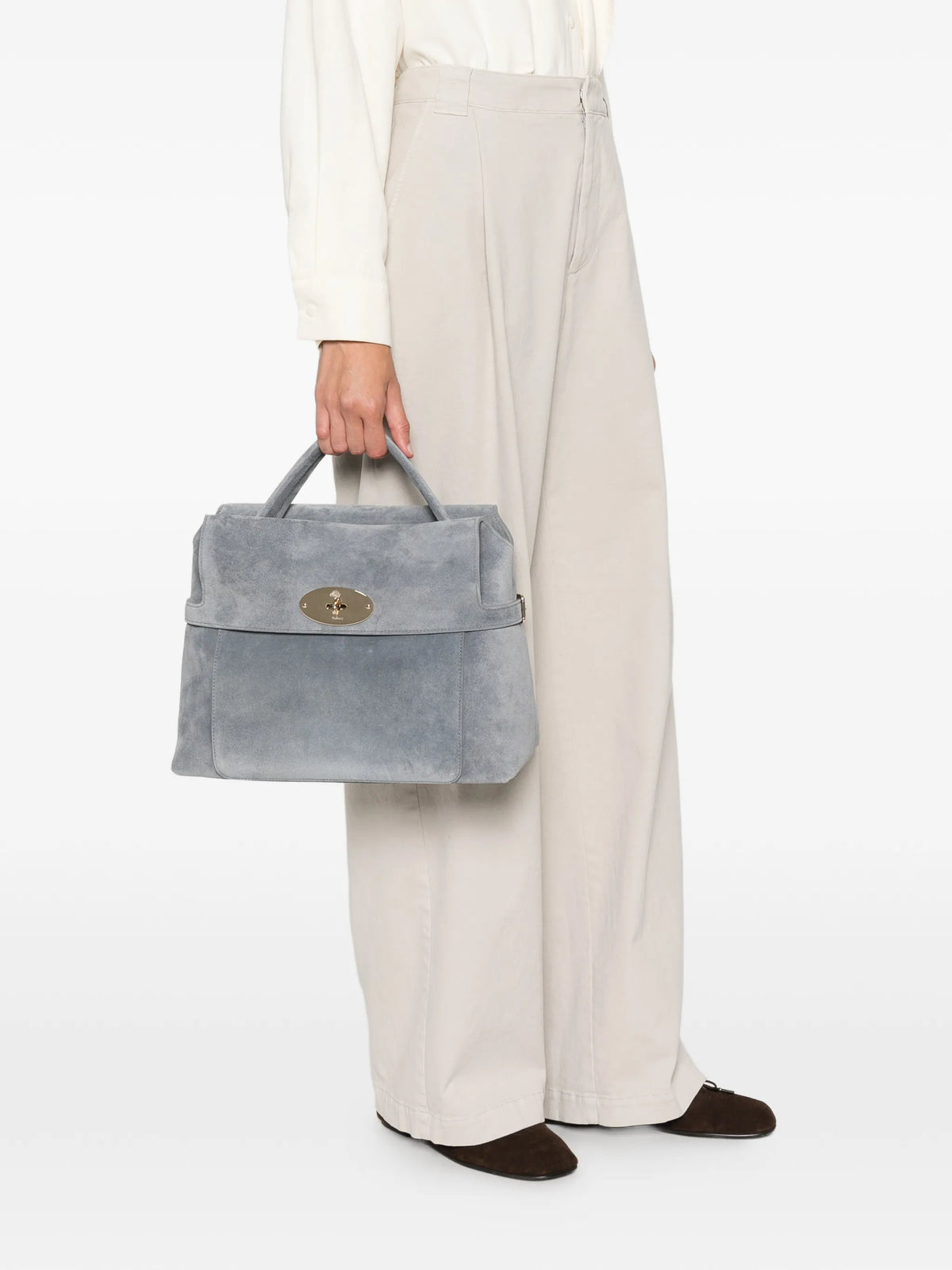 Stevie suede tote bag