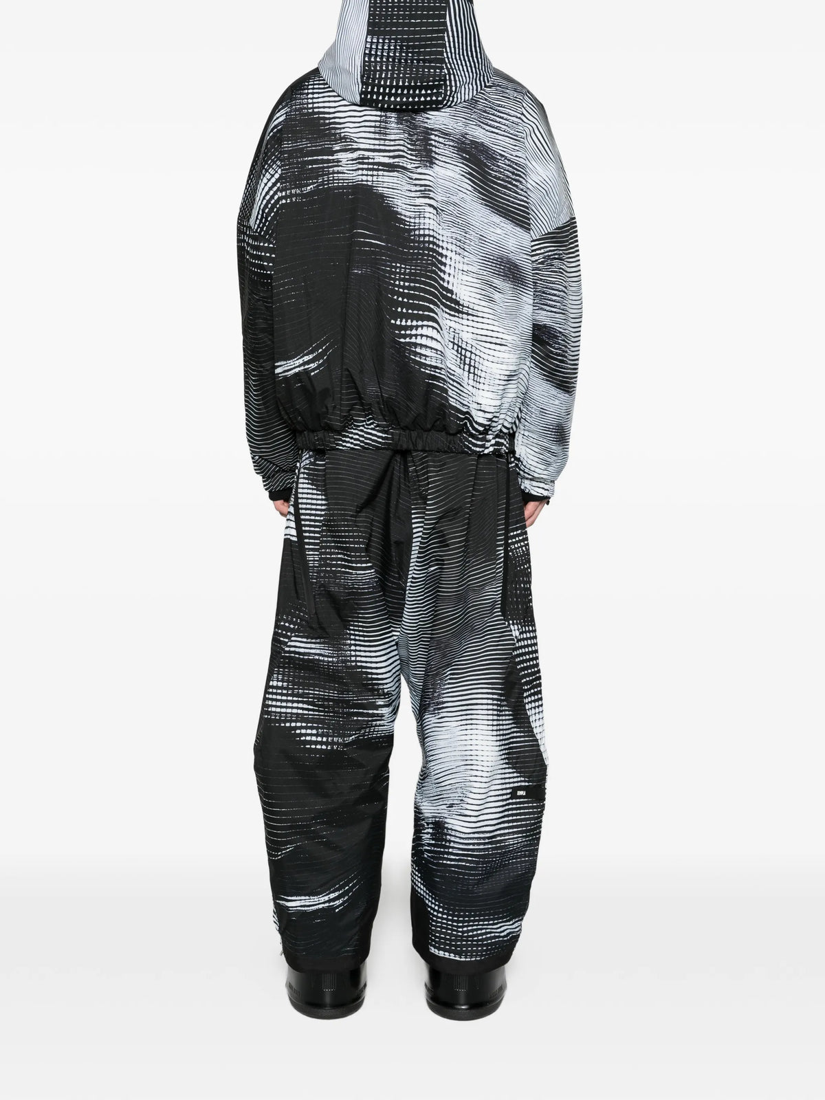 Dysydent vector-print bomber jacket