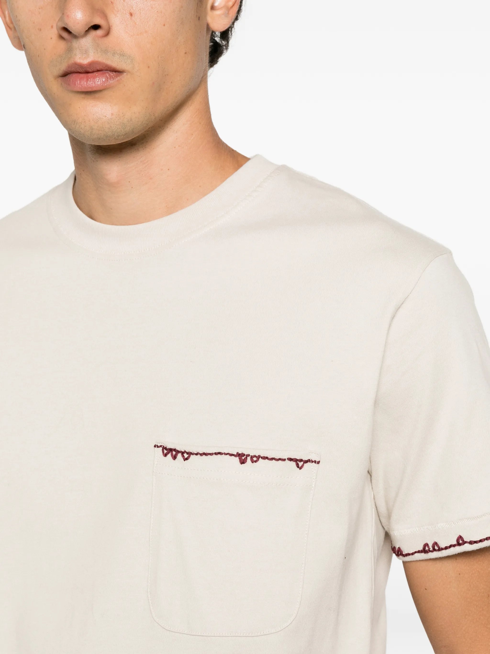 Kantha pocket T-shirt