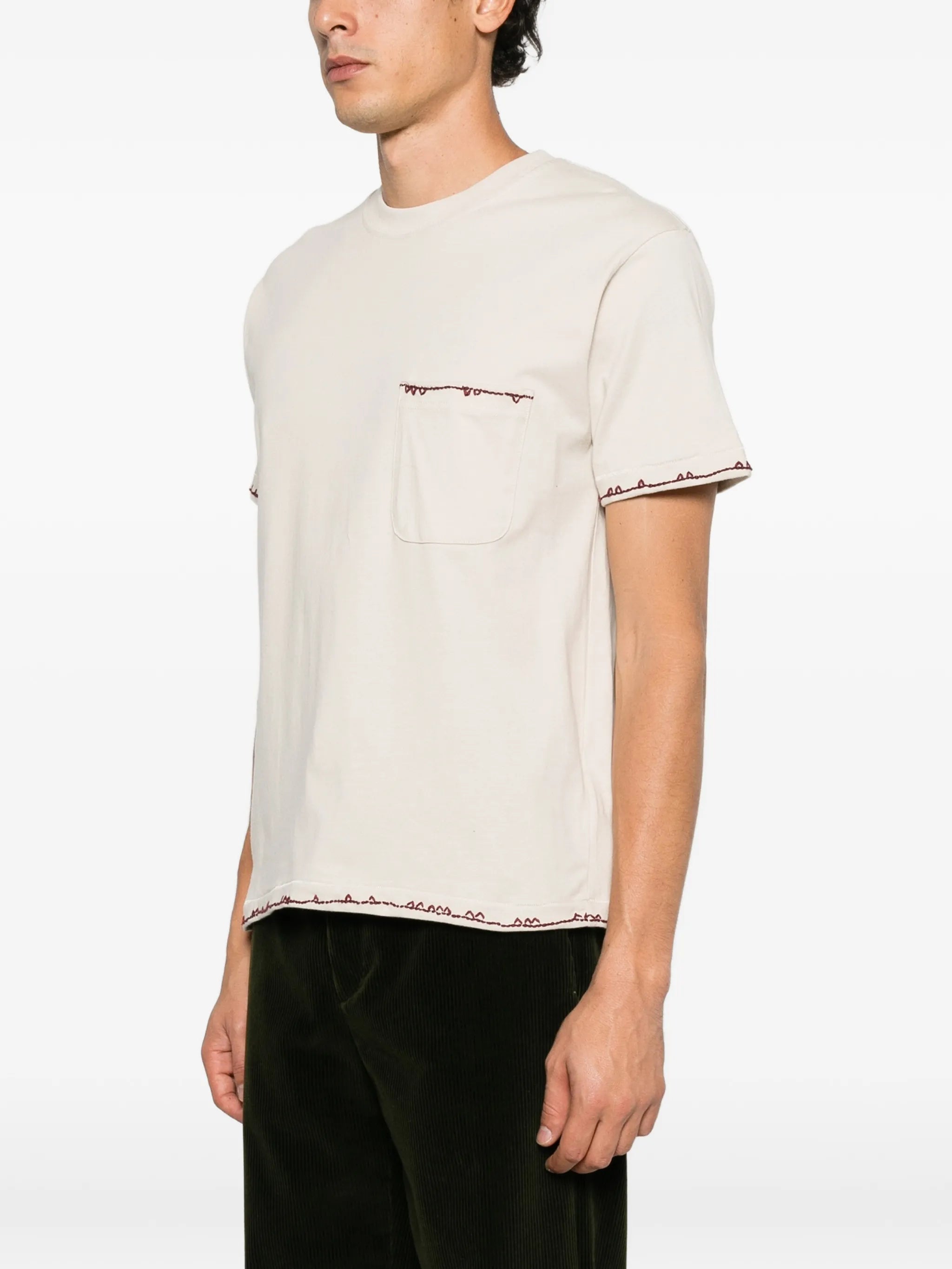 Kantha pocket T-shirt