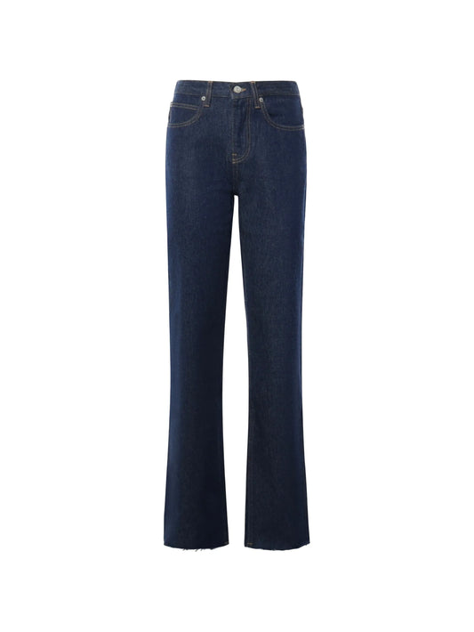 Dalston raw-edge straight-leg jeans