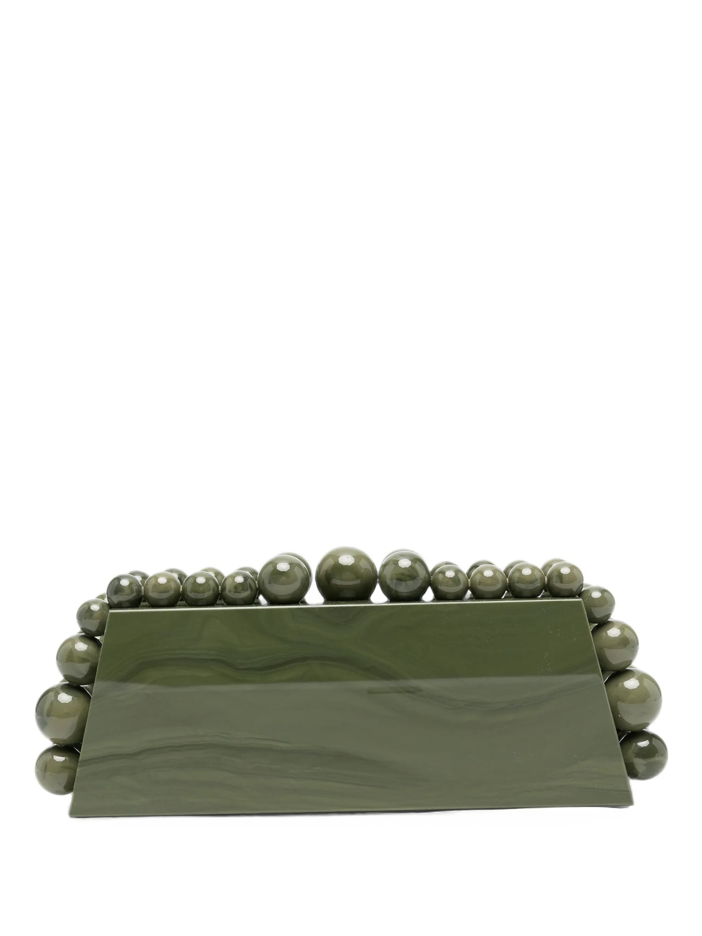 Eos Lungo marbled clutch bag