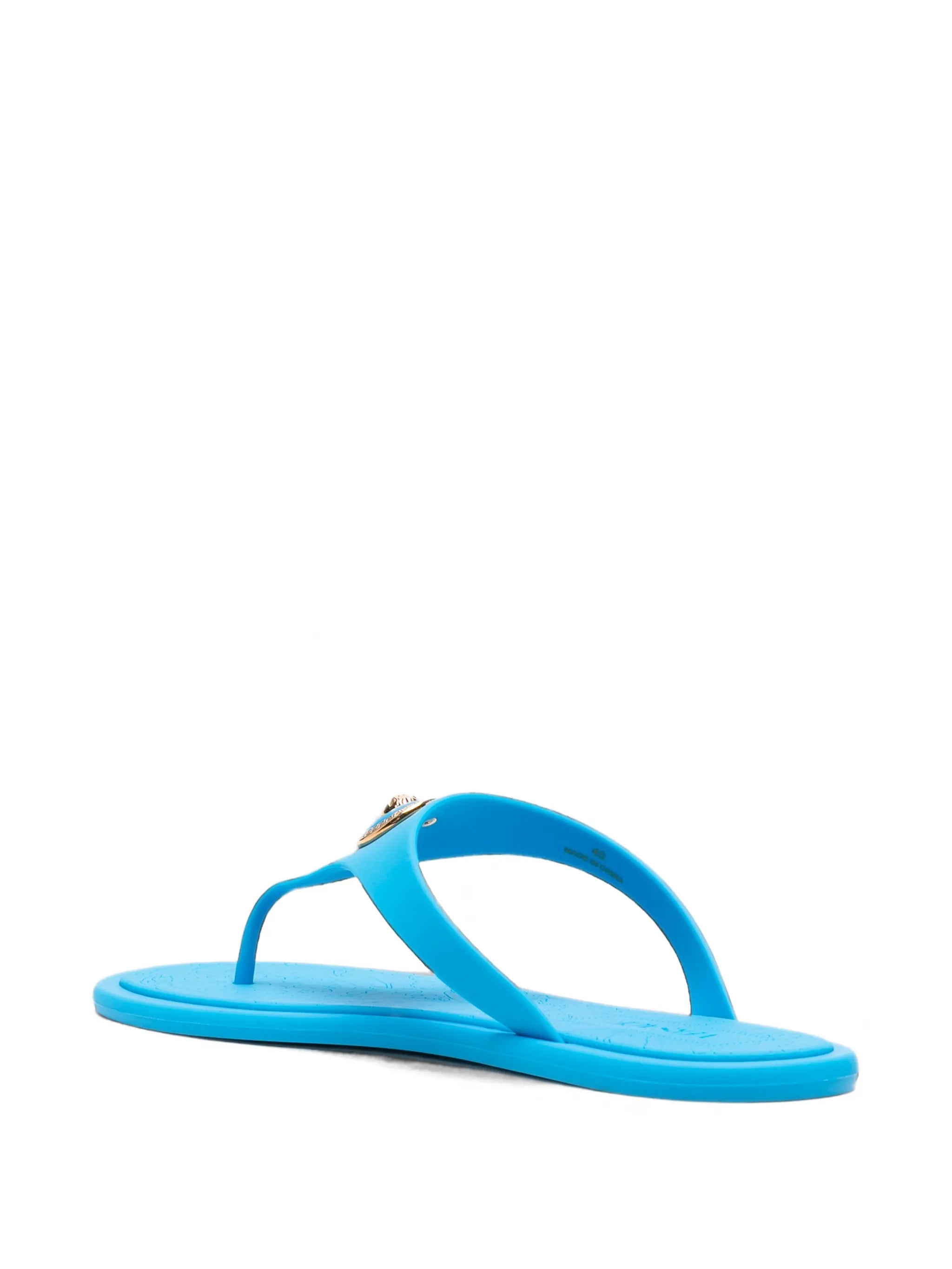 Alia rubber flat sandals