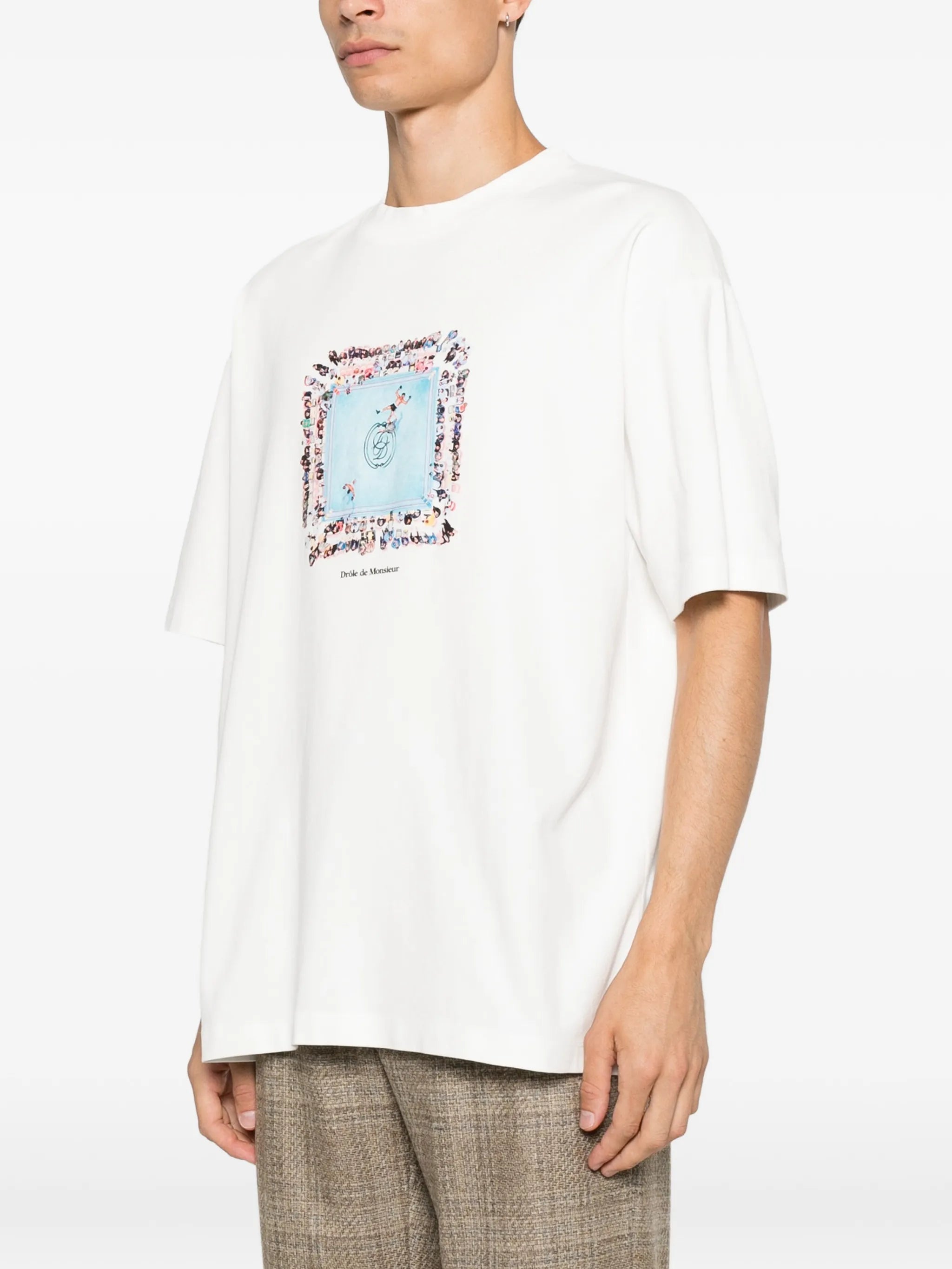 Boxers Ring graphic-print T-shirt