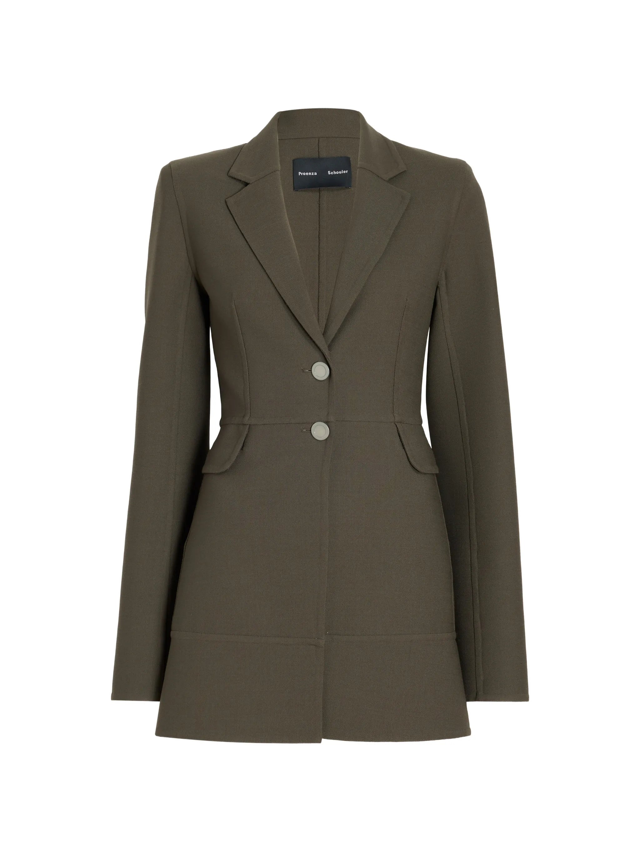 Maera jacket in bi-stretch double wool