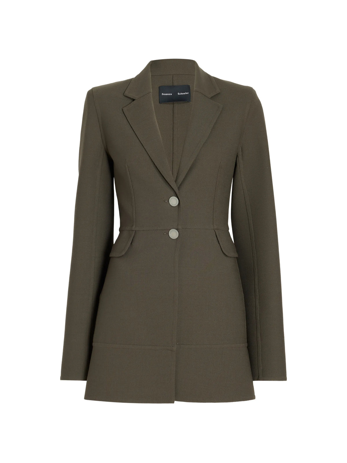 Maera jacket in bi-stretch double wool