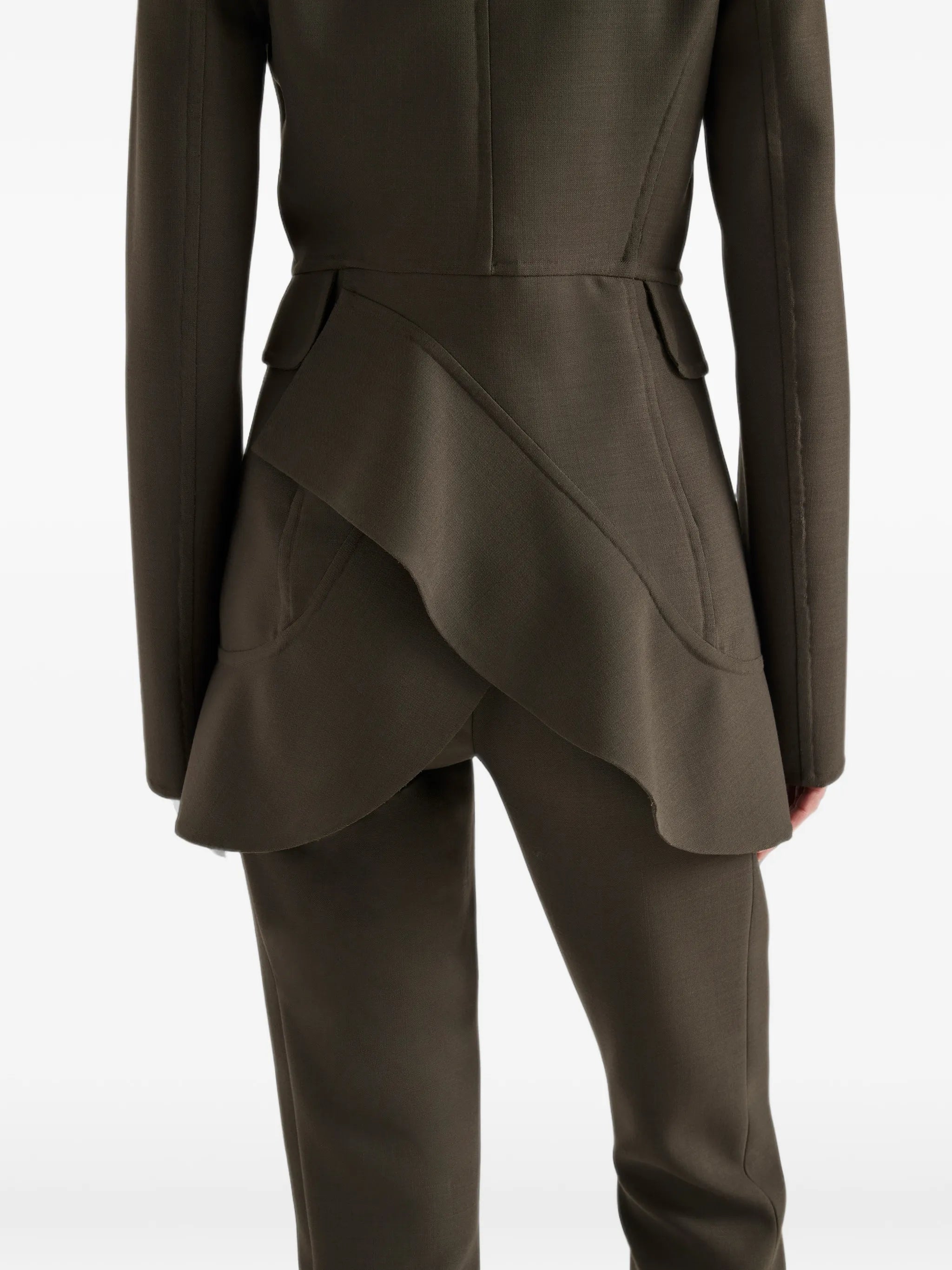 Maera jacket in bi-stretch double wool