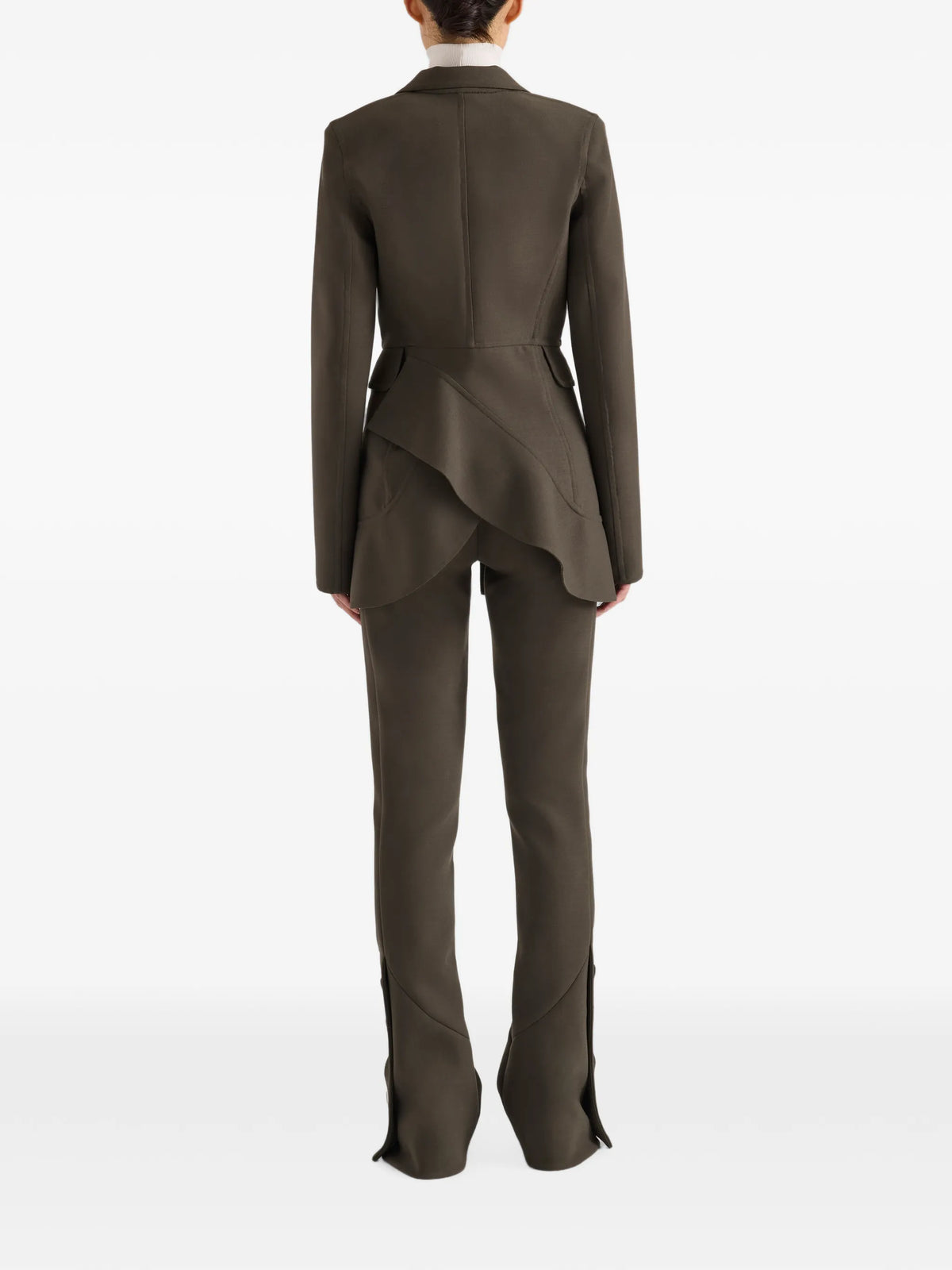 Maera jacket in bi-stretch double wool