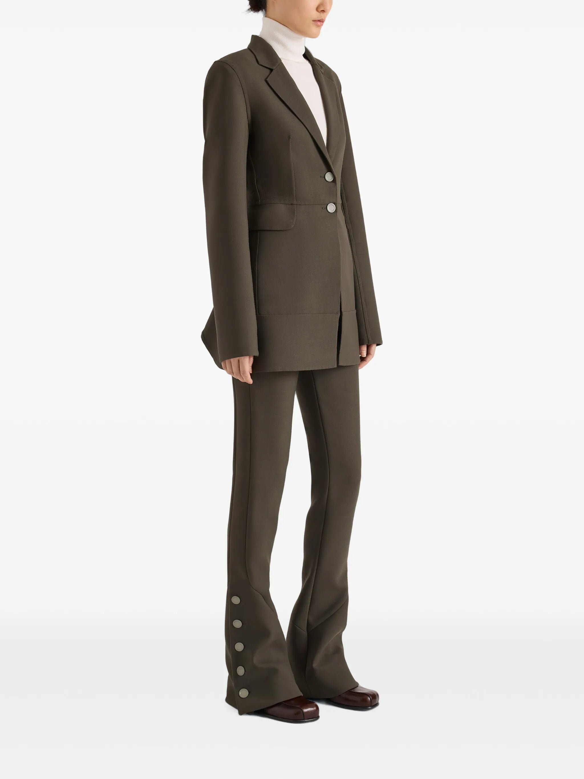 Althea pants in bi-stretch double wool