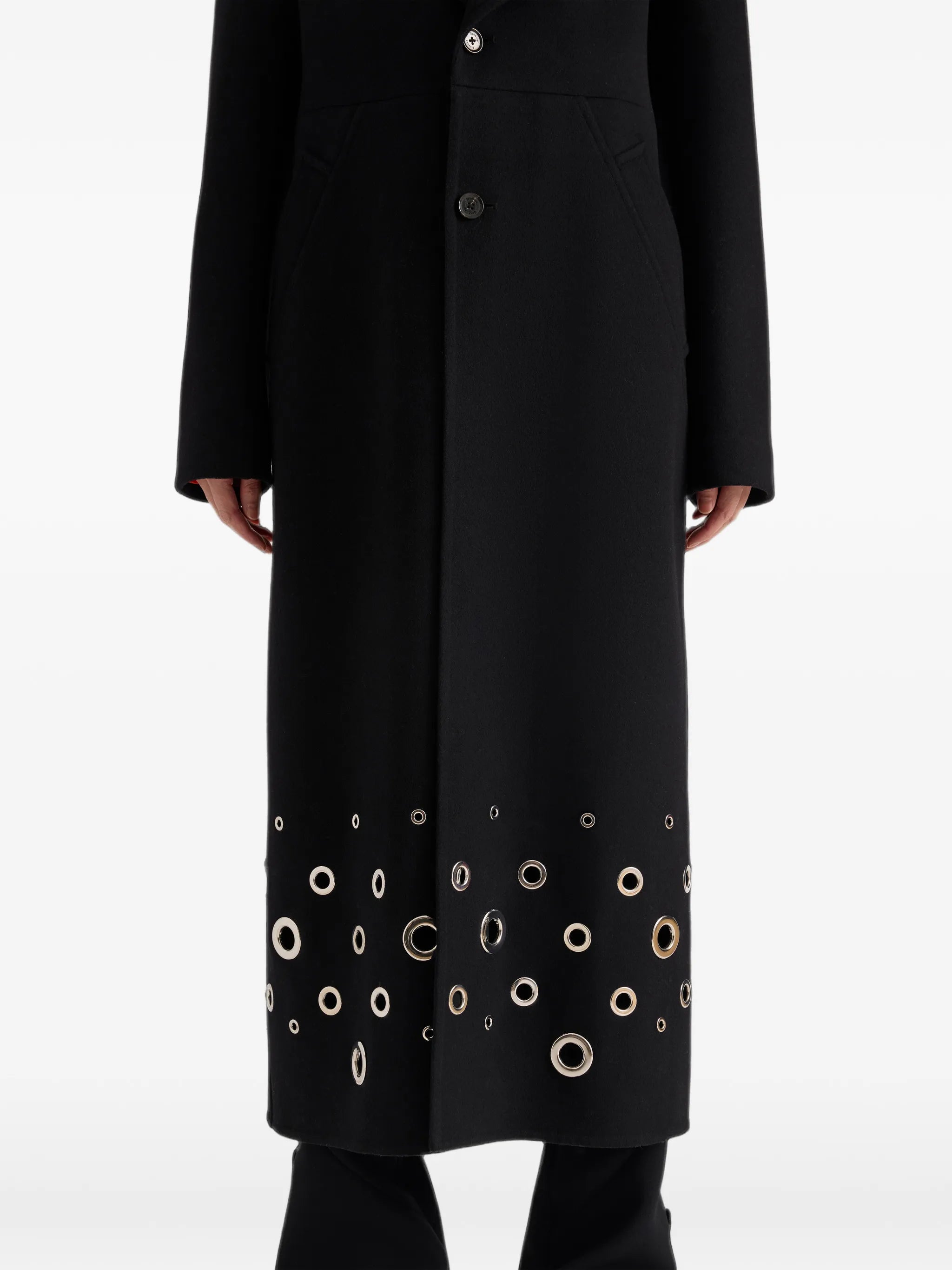 Alix coat in compact melton wool