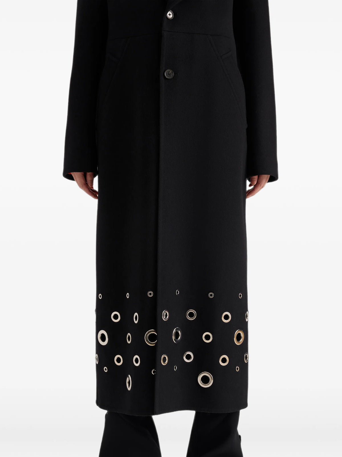 Alix coat in compact melton wool