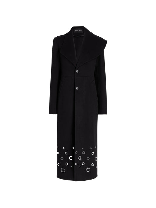 Alix coat in compact melton wool